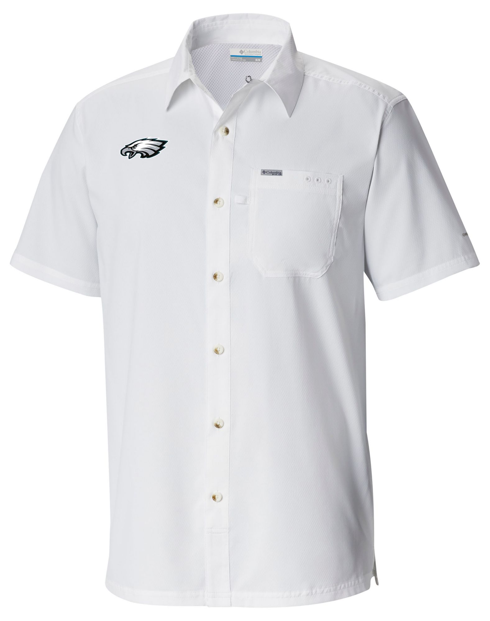 Columbia Men's Philadelphia Eagles White Slack Tide T-Shirt