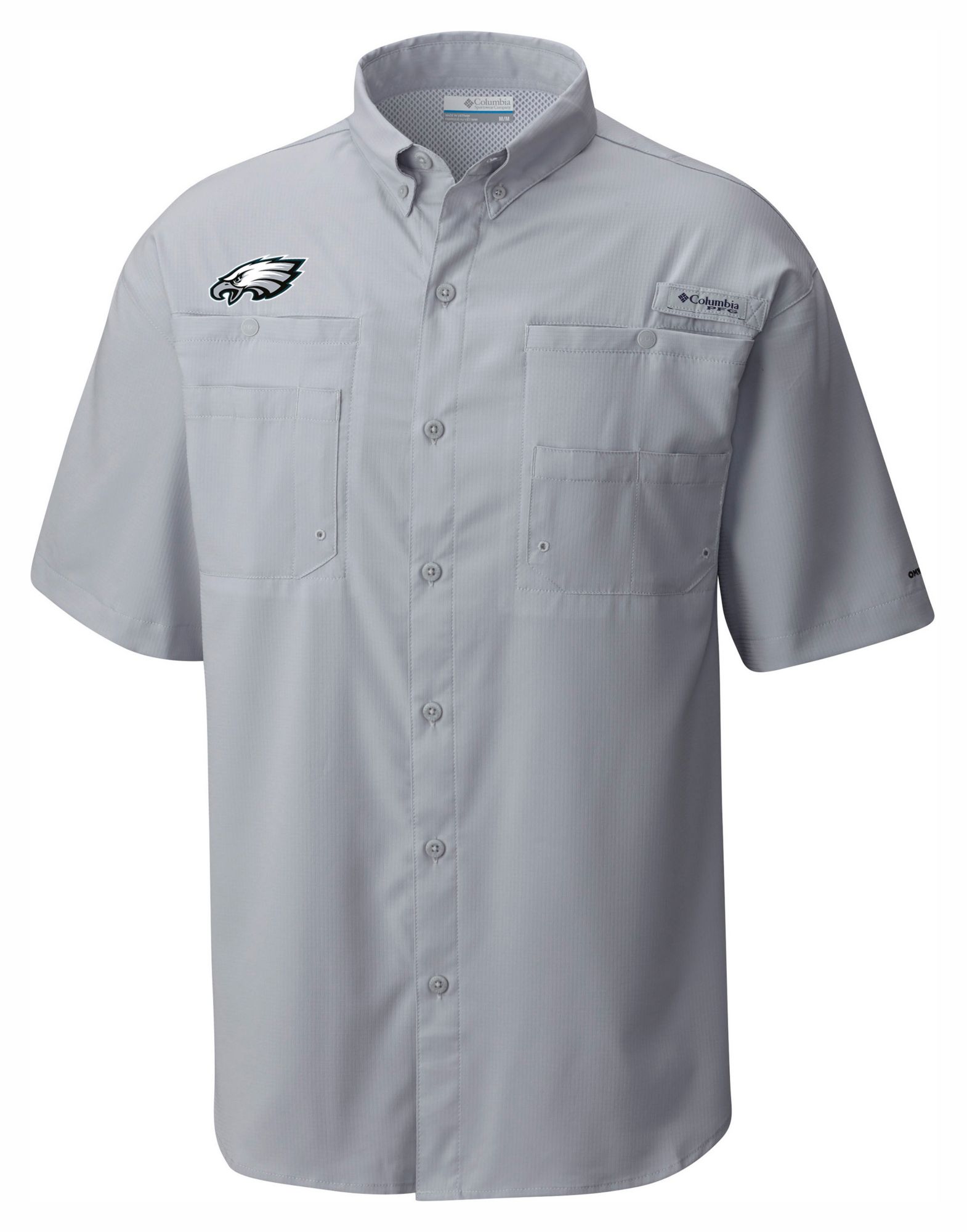 Columbia Men's Philadelphia Eagles Grey Tamiami Shirt
