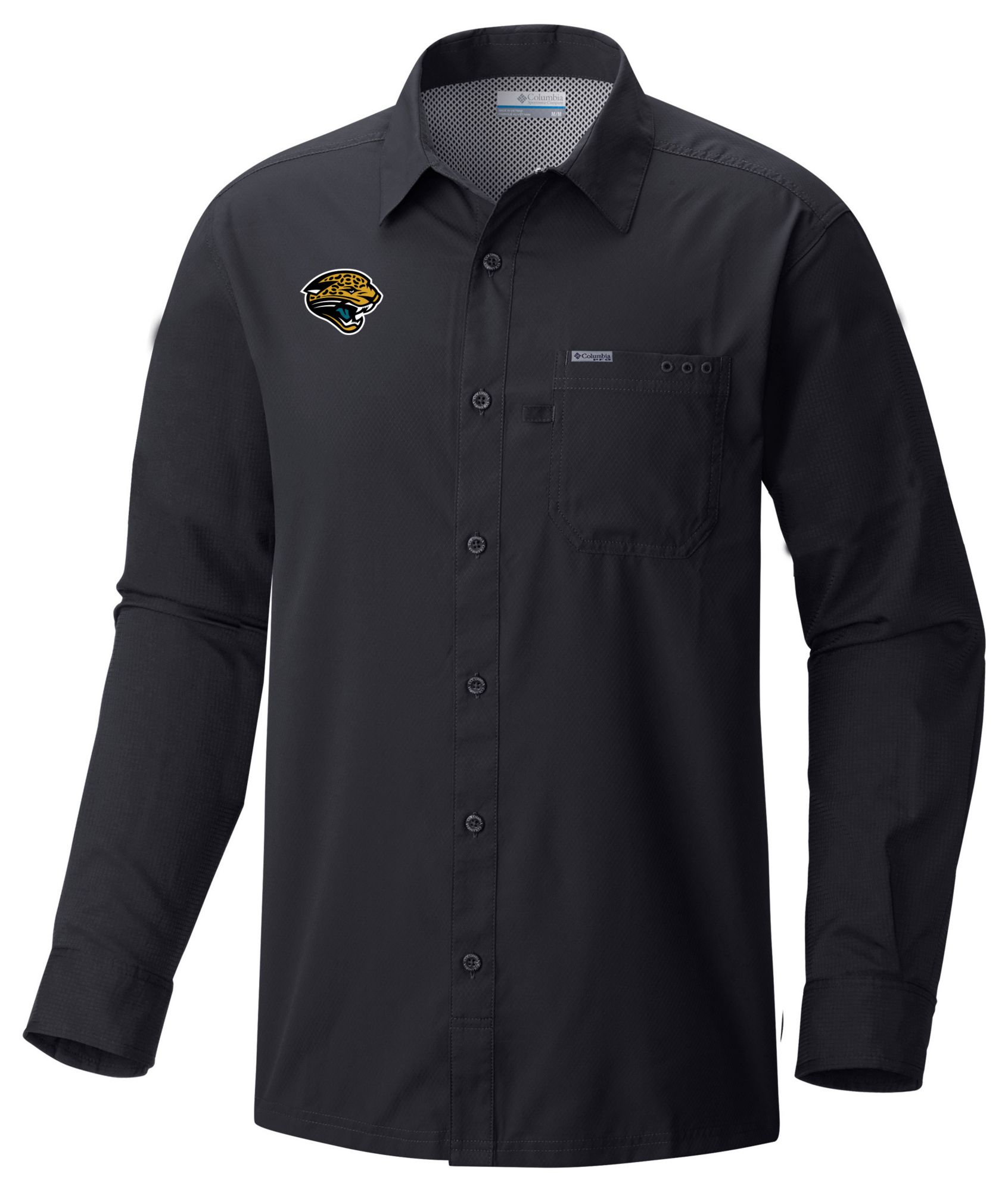 Columbia Men's Jacksonville Jaguars Black Slack Tide Long Sleeve T-Shirt
