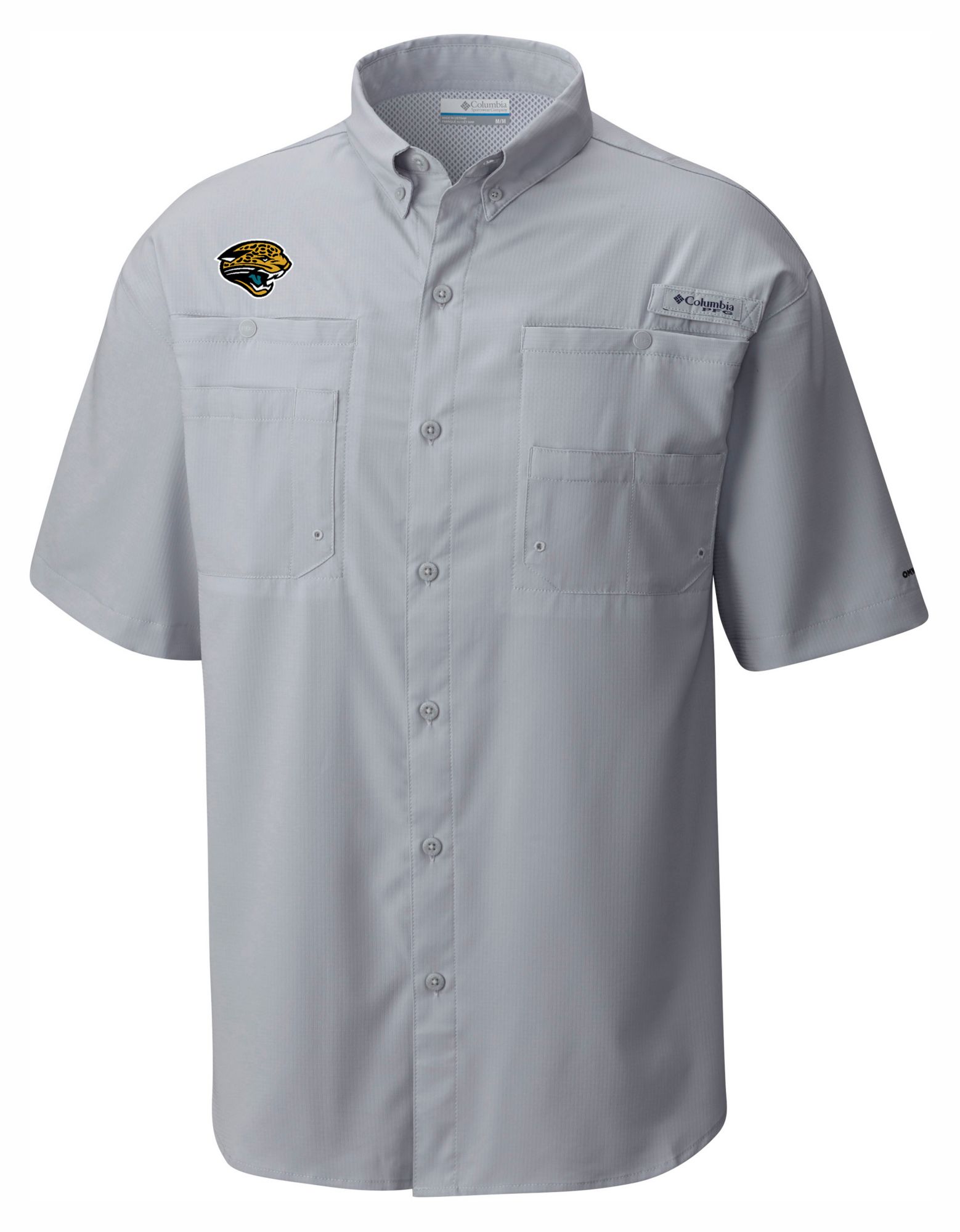 Columbia Men's Jacksonville Jaguars Grey Tamiami Shirt