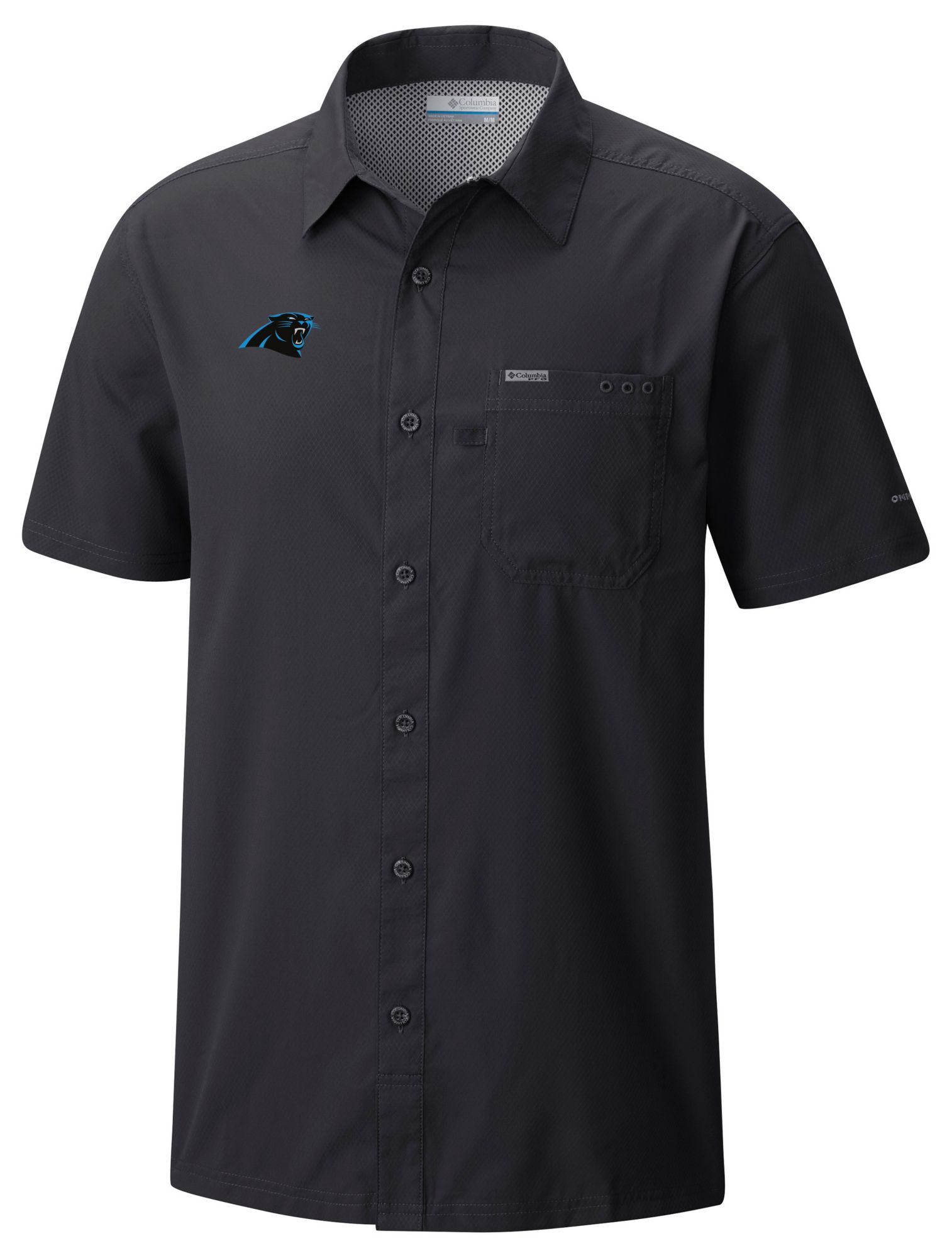 Columbia Men's Carolina Panthers Black Slack Tide T-Shirt