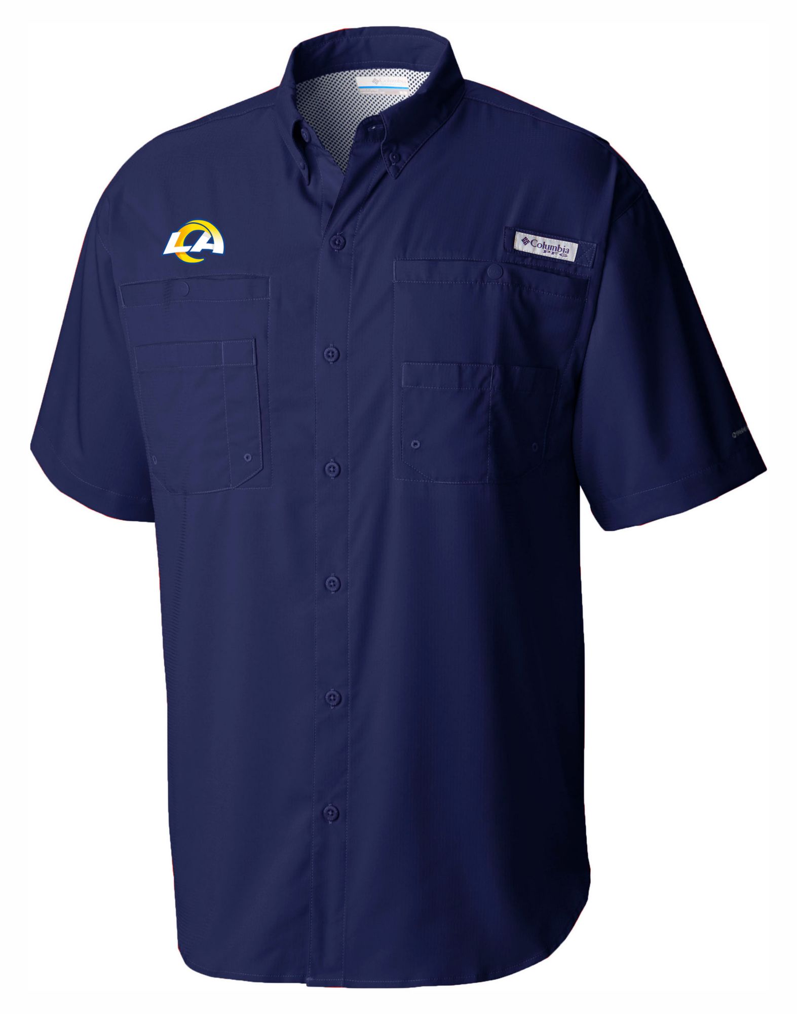Columbia Men's Los Angeles Rams Navy Tamiami Shirt