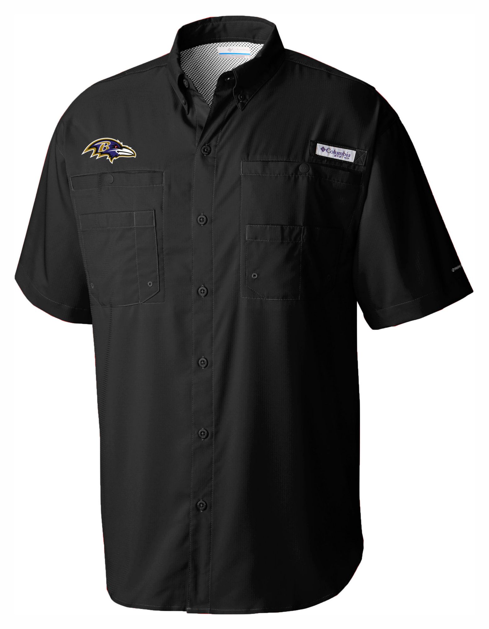 Columbia Men's Baltimore Ravens Black Tamiami Shirt