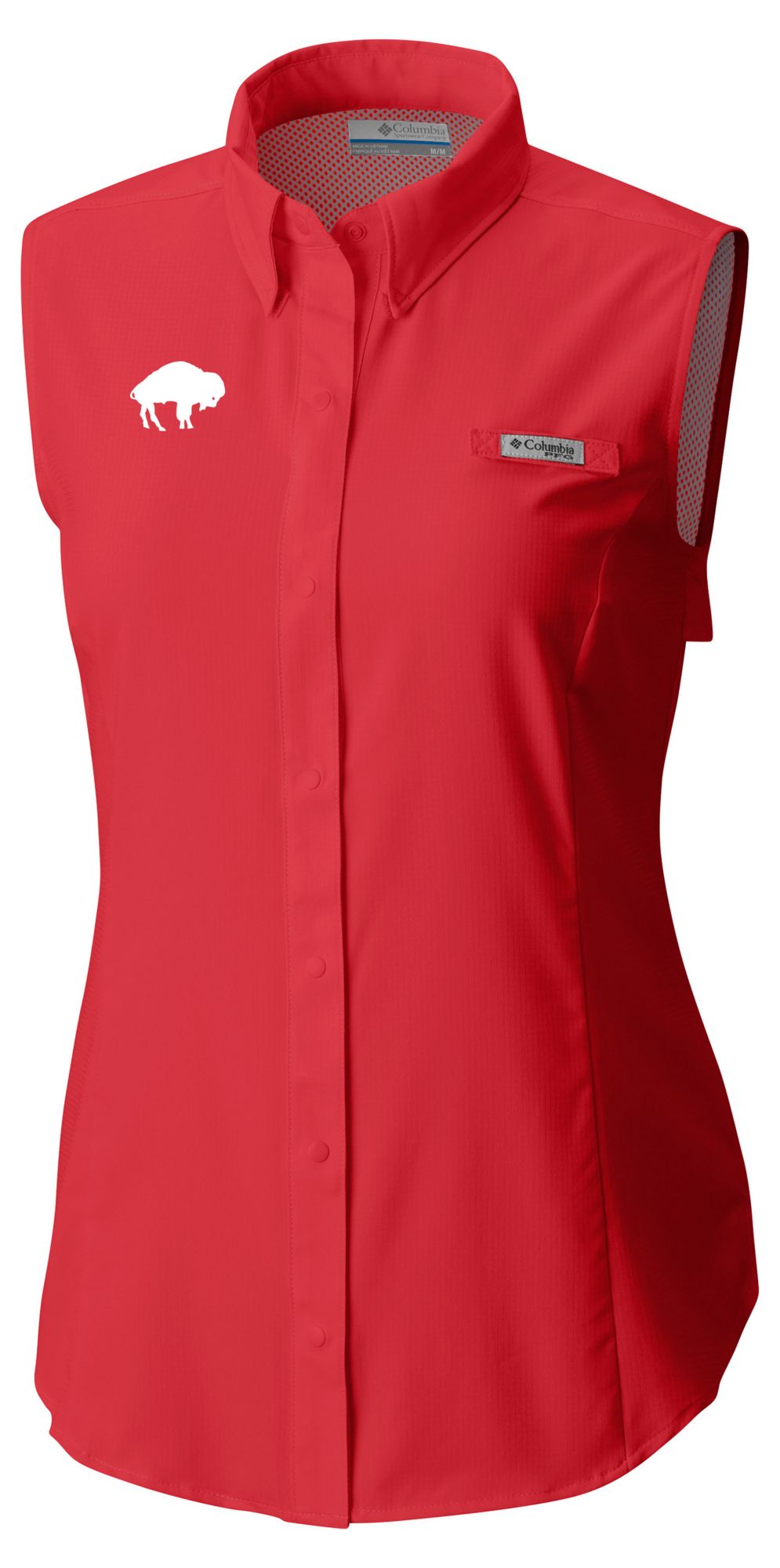 Columbia Women's Buffalo Bills Red Tamiami Sleeveless Shirt