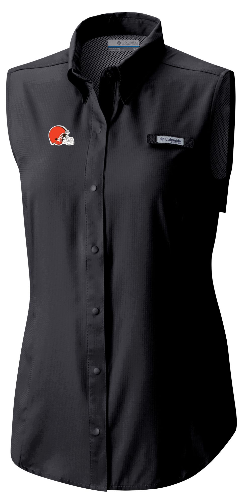 Columbia Women's Cleveland Browns Black Tamiami Sleeveless Shirt