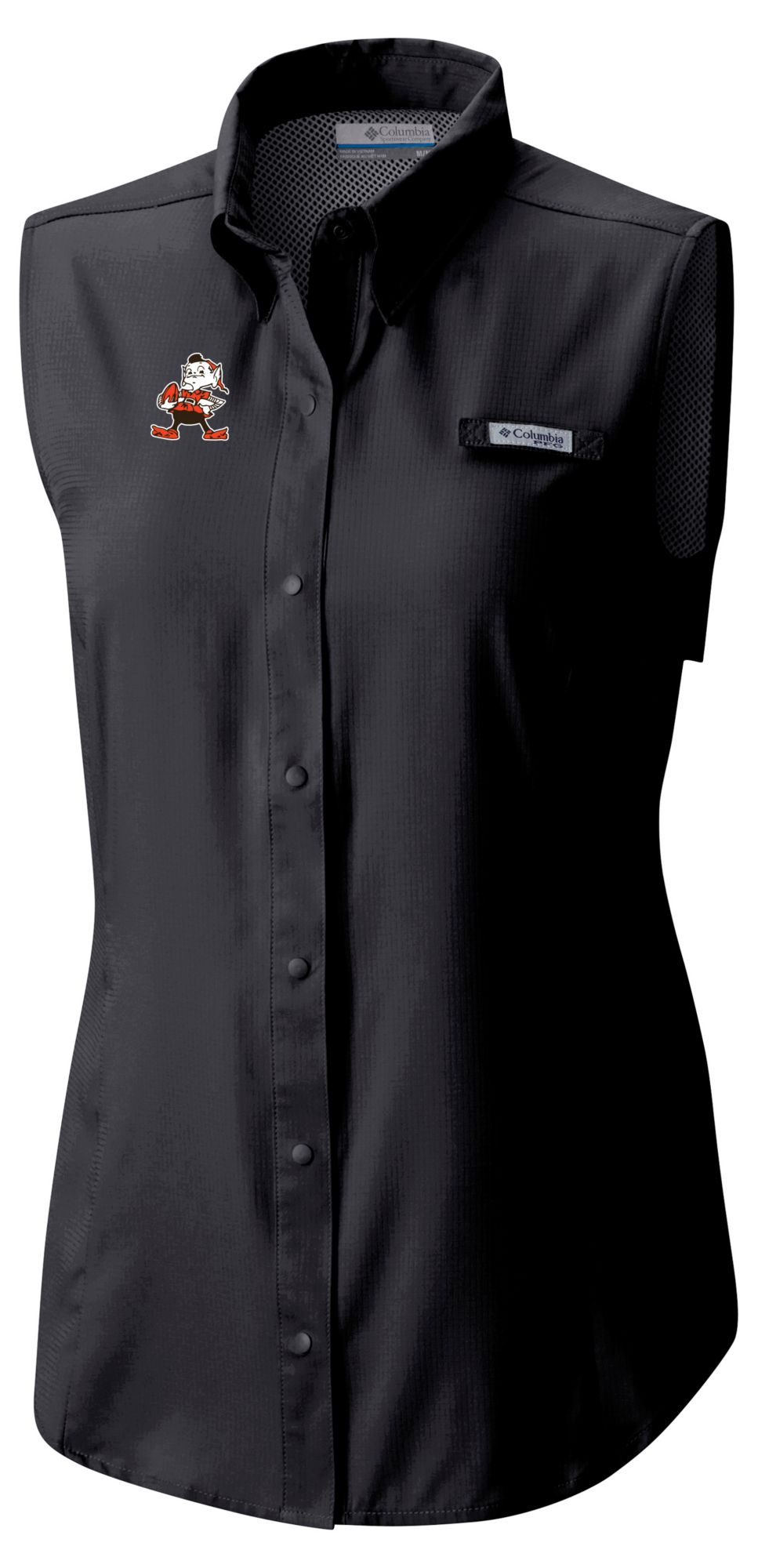 Columbia Women's Cleveland Browns Black Tamiami Sleeveless Shirt