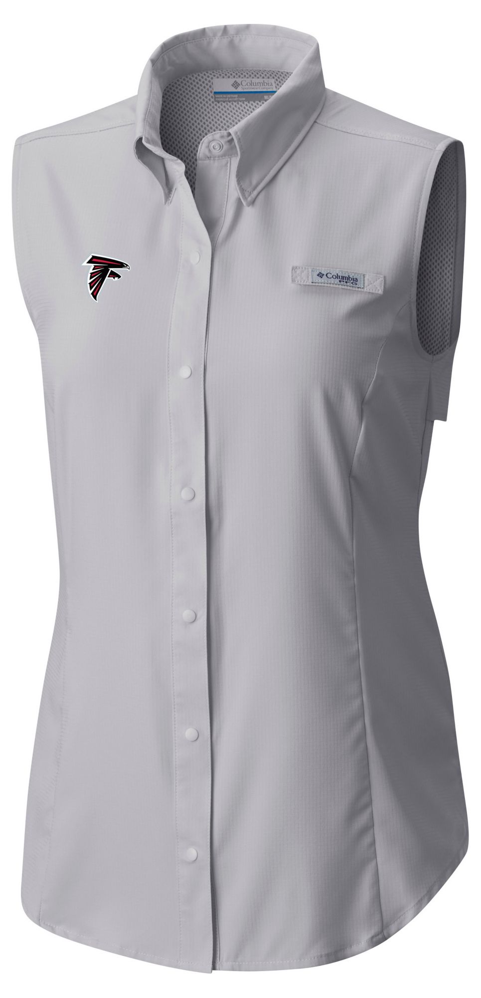 Columbia Women's Atlanta Falcons Grey Tamiami Sleeveless Shirt