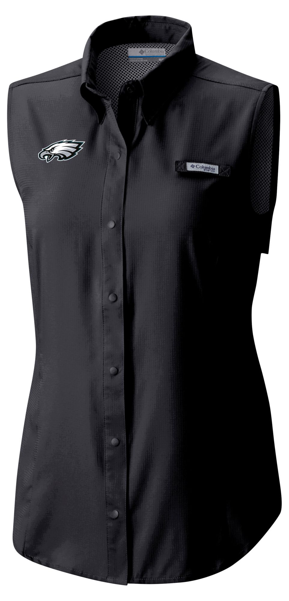 Columbia Women's Philadelphia Eagles Black Tamiami Sleeveless Shirt