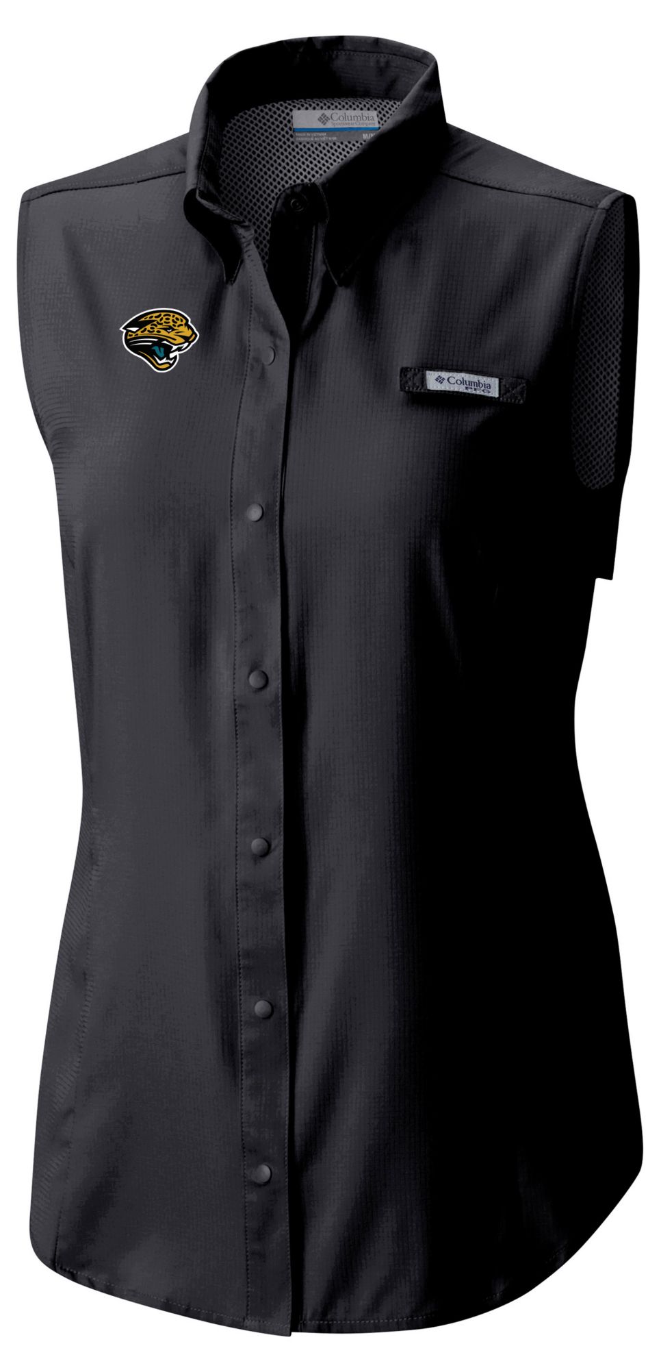 Columbia Women's Jacksonville Jaguars Black Tamiami Sleeveless Shirt