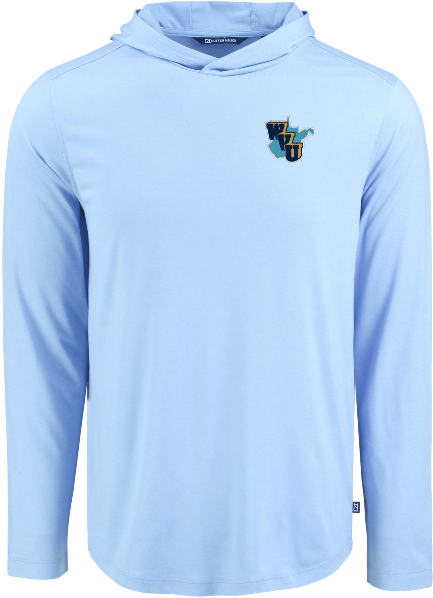 Cutter & Buck Men's West Virginia Mountaineers Atlas Vault Pullover Hoodie