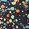 Black/Multi Color Splatter