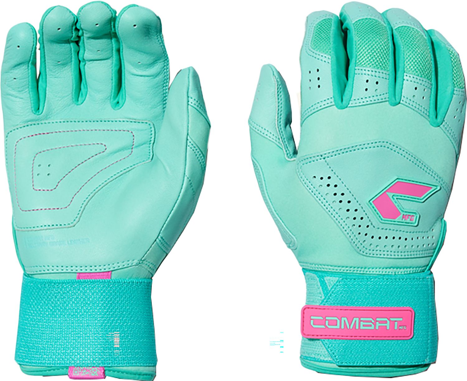 COMBAT MFG Adult Long Strap Batting Gloves