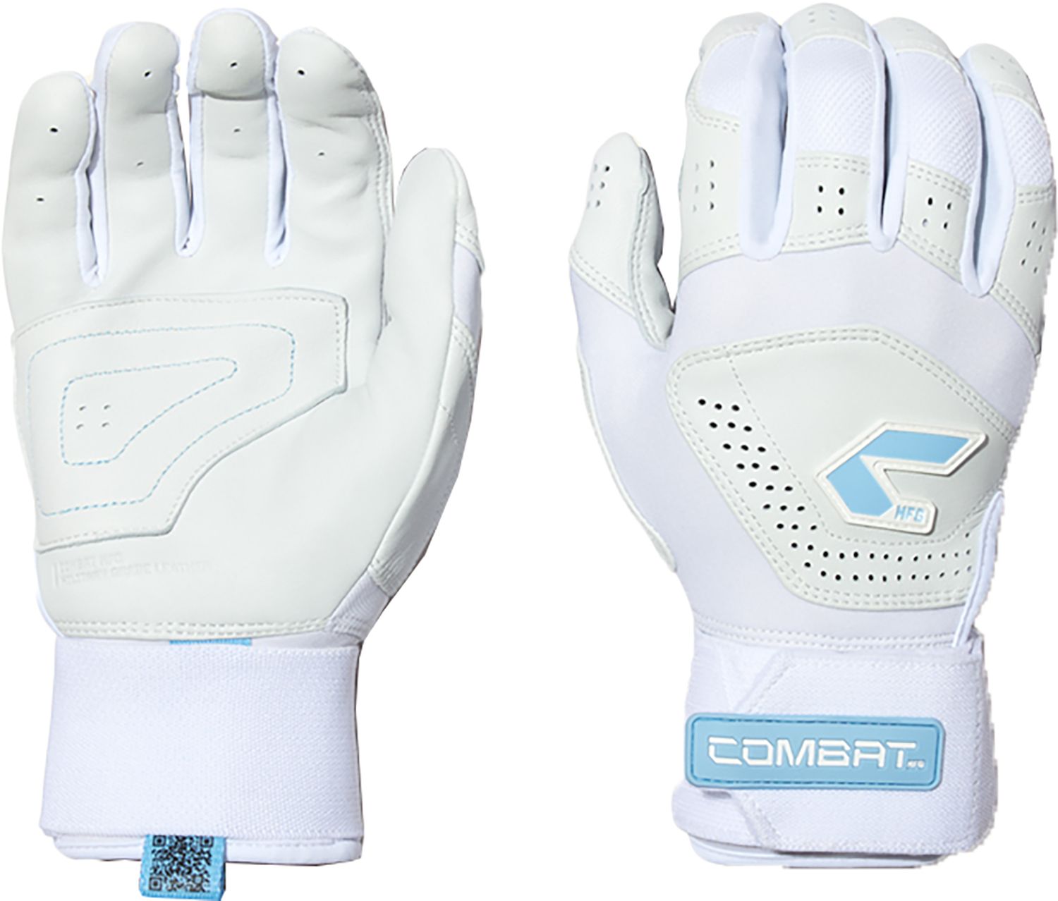 COMBAT MFG Adult Long Strap Batting Gloves