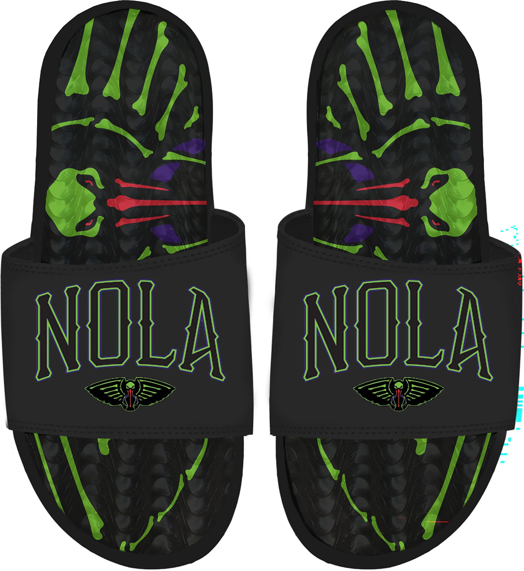 ISlide Adult 2025-26 City Edition New Orleans Pelicans Gel Slide Sandals