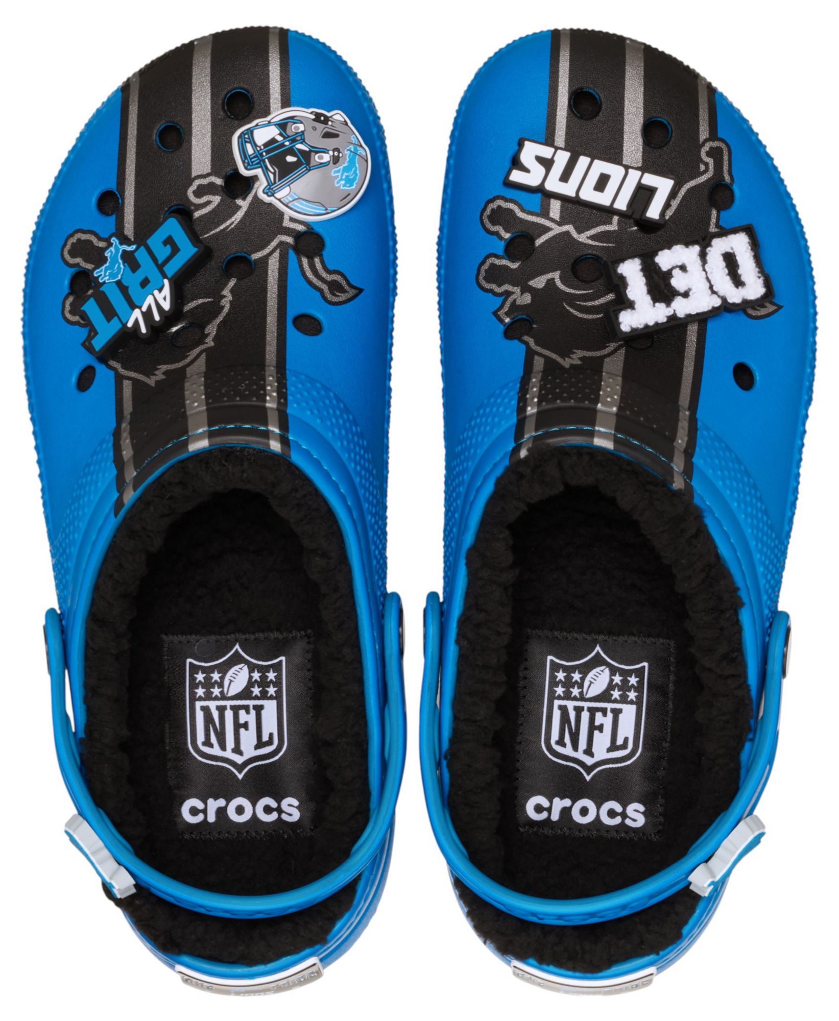 Crocs NFL Classic Detroit Lions Lined Clog
