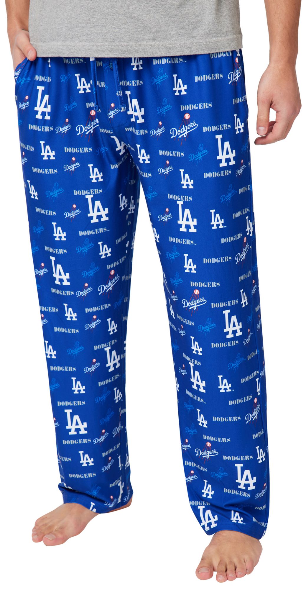 Concepts Sport Adult Los Angeles Dodgers Royal Mosaic All Over Print Sleep Pants