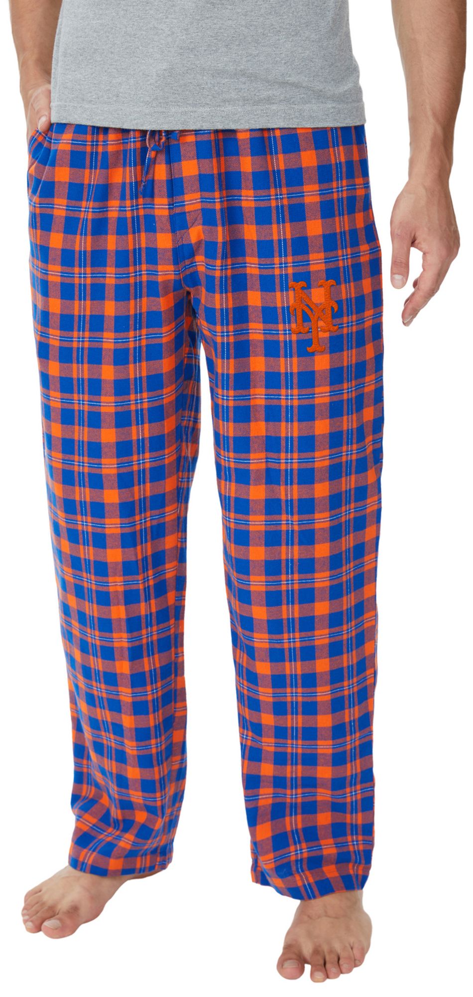 Concepts Sport Adult New York Mets Royal Hawthorn Flannel Pants