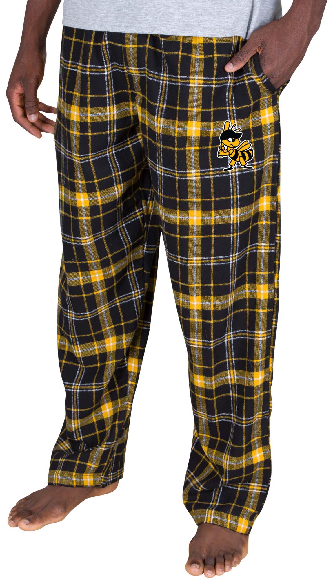 Concepts Sport Men's Salt Lake Bees Black Ultimate Flannel Pants