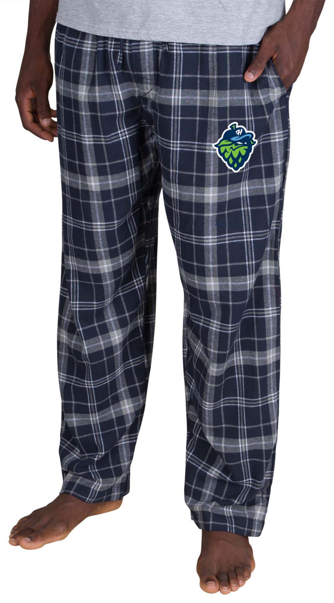 Concepts Sport Men's Hillsboro Hops Navy Ultimate Flannel Pants