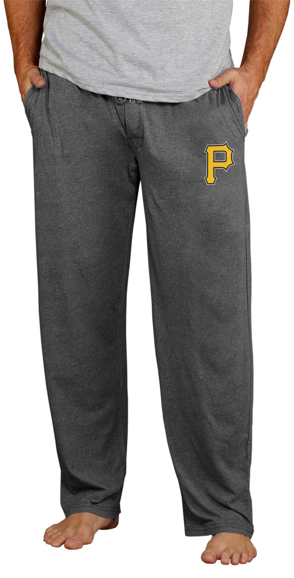 Concepts Sport Men's Pittsburgh Pirates Charcoal Quest Knit Pants