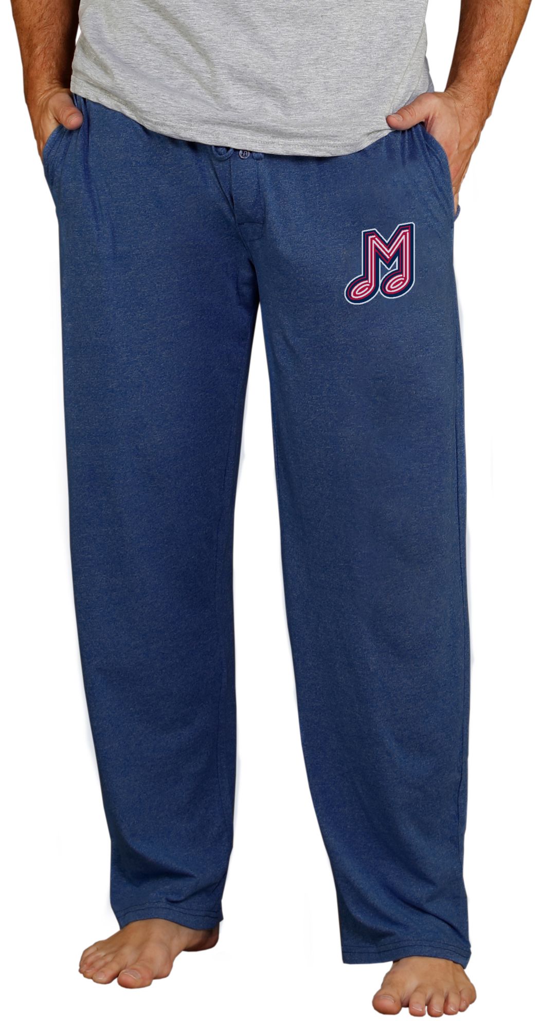 Concepts Sport Men's Memphis Redbirds Navy Quest Knit Pants