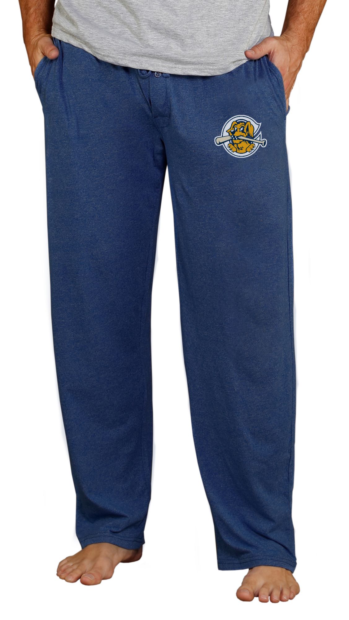 Concepts Sport Men's Charleston River Dogs Navy Quest Knit Pants