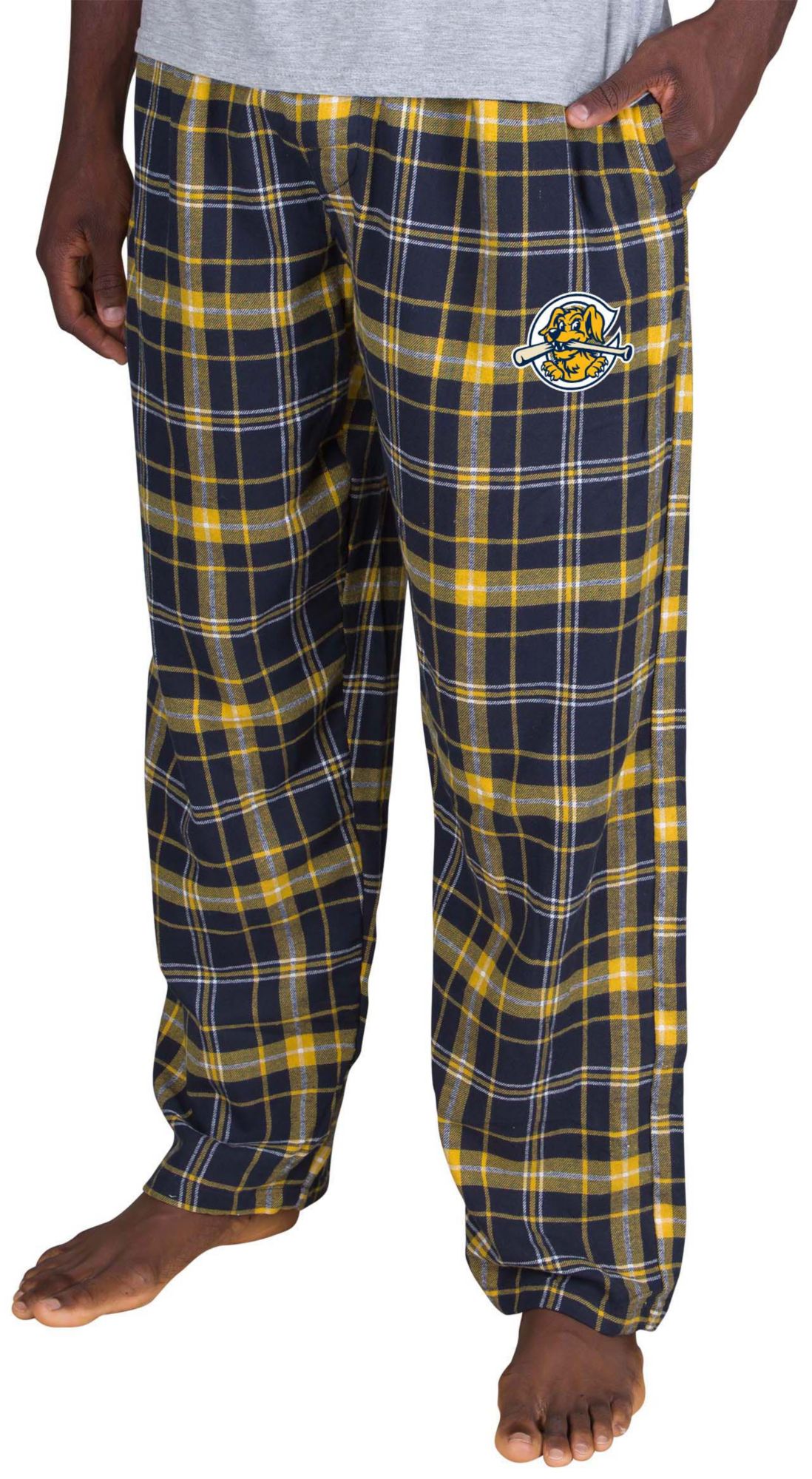 Concepts Sport Men's Charleston River Dogs Navy Ultimate Flannel Pants