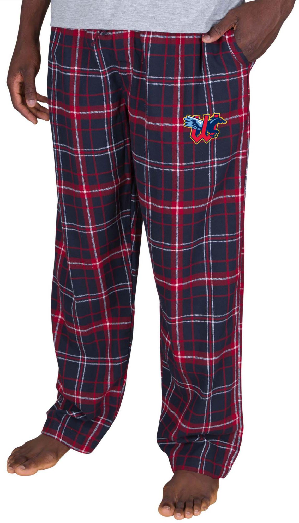 Concepts Sport Men's Wichita Wind Surge Navy Ultimate Flannel Pants