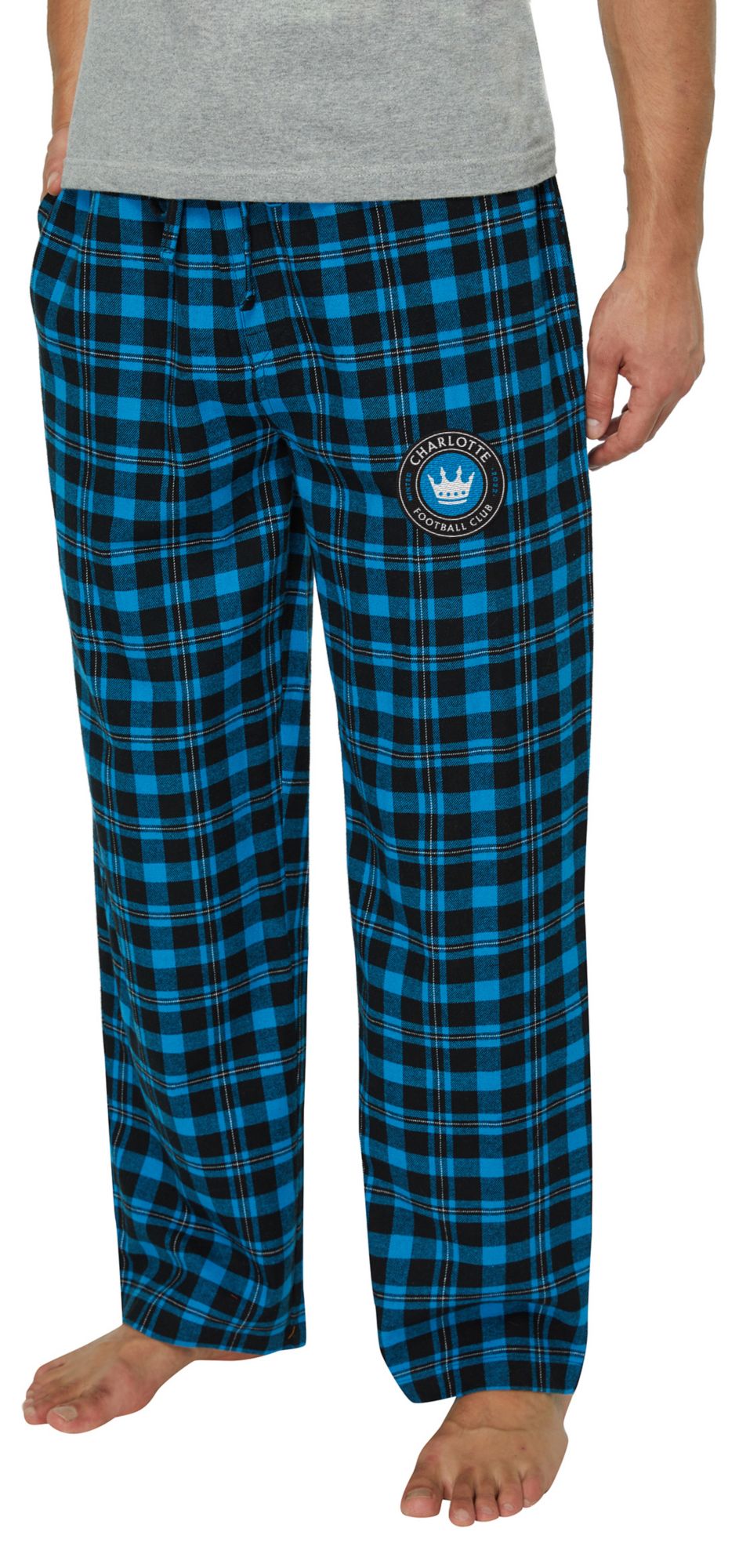 Concepts Sport Men's Charlotte FC 2025 Black Sleep Pants