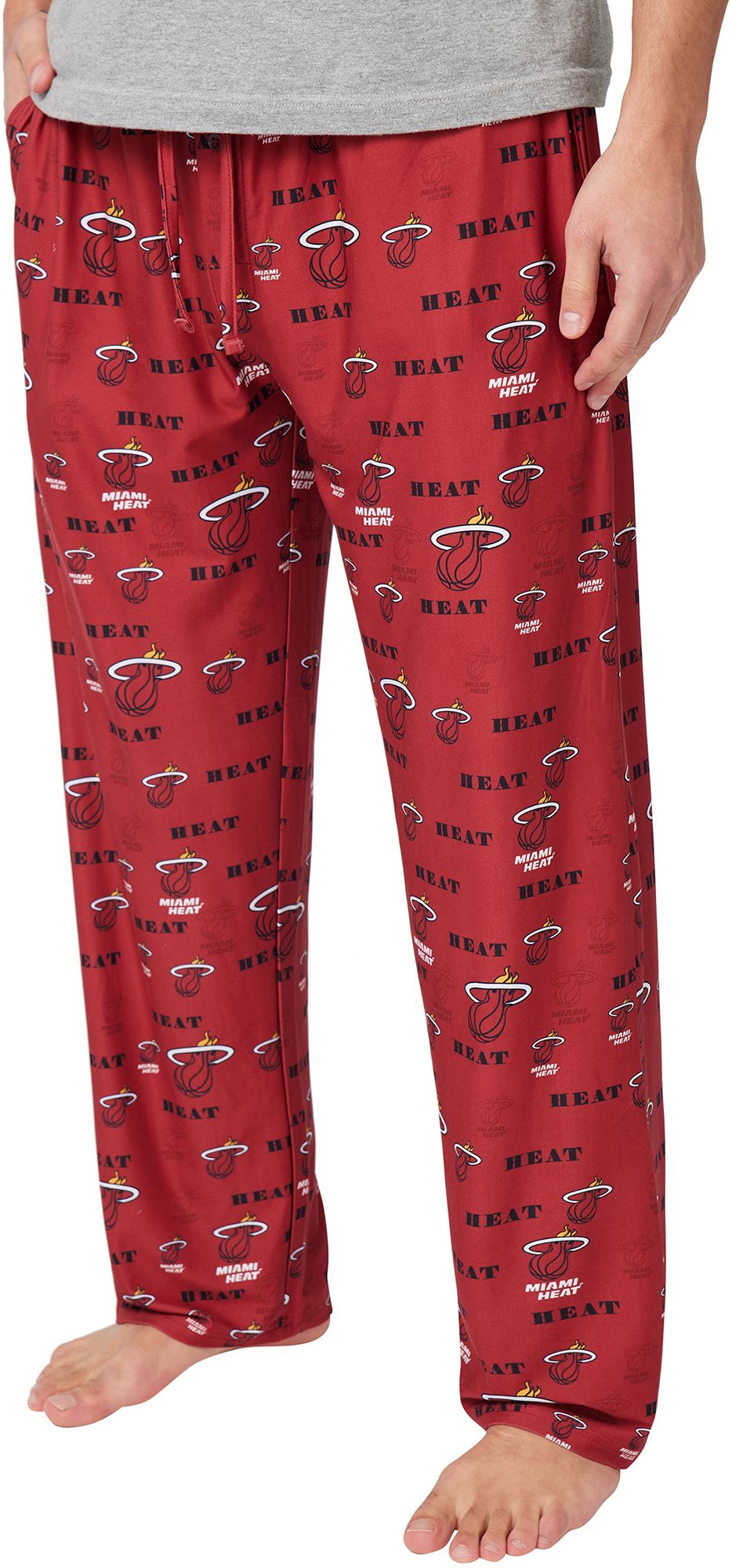 Concepts Sport Men's Miami Heat Red All Over Print Sleep Pants