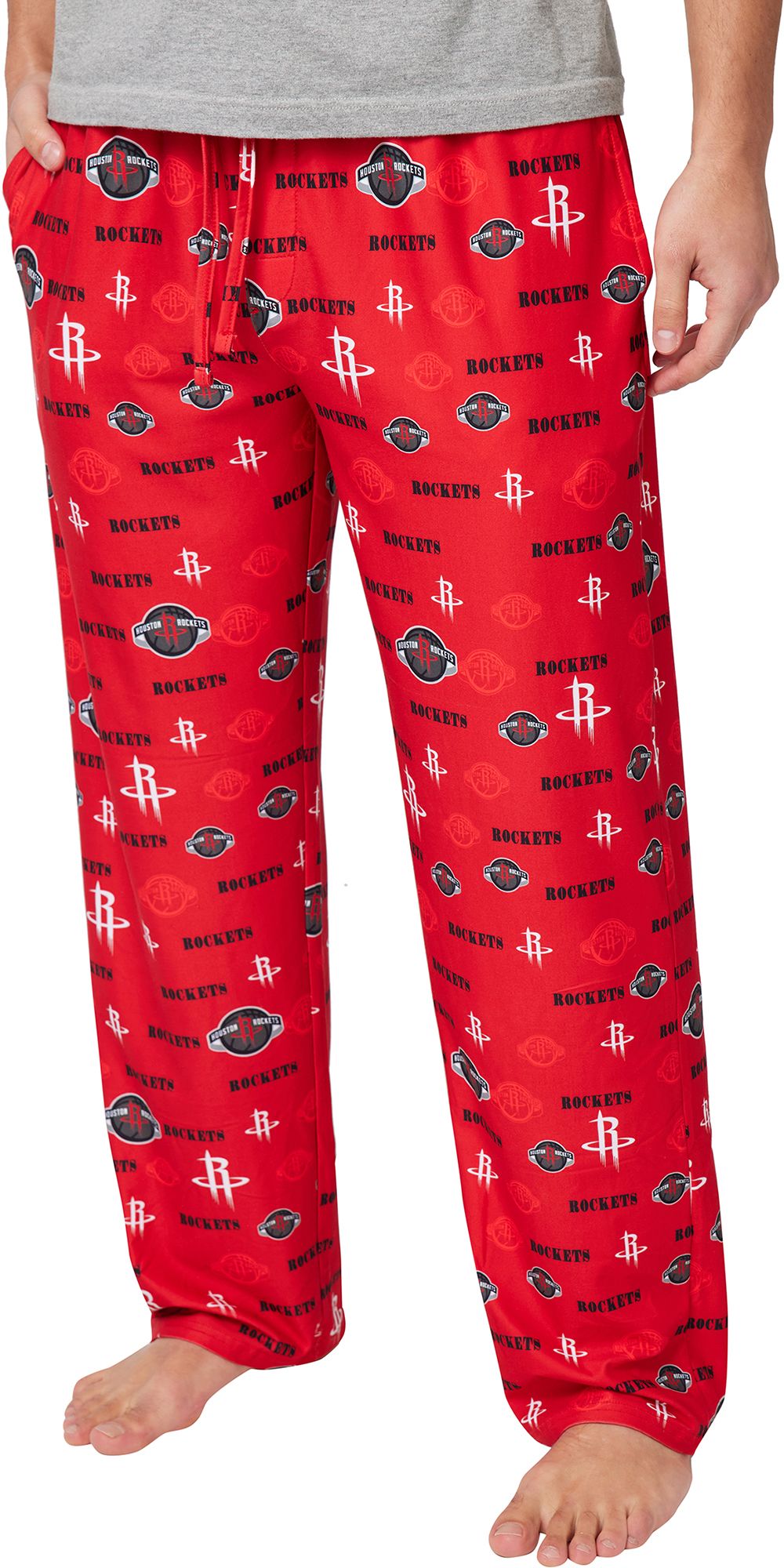 Concepts Sport Men's Houston Rockets Red All Over Print Sleep Pants