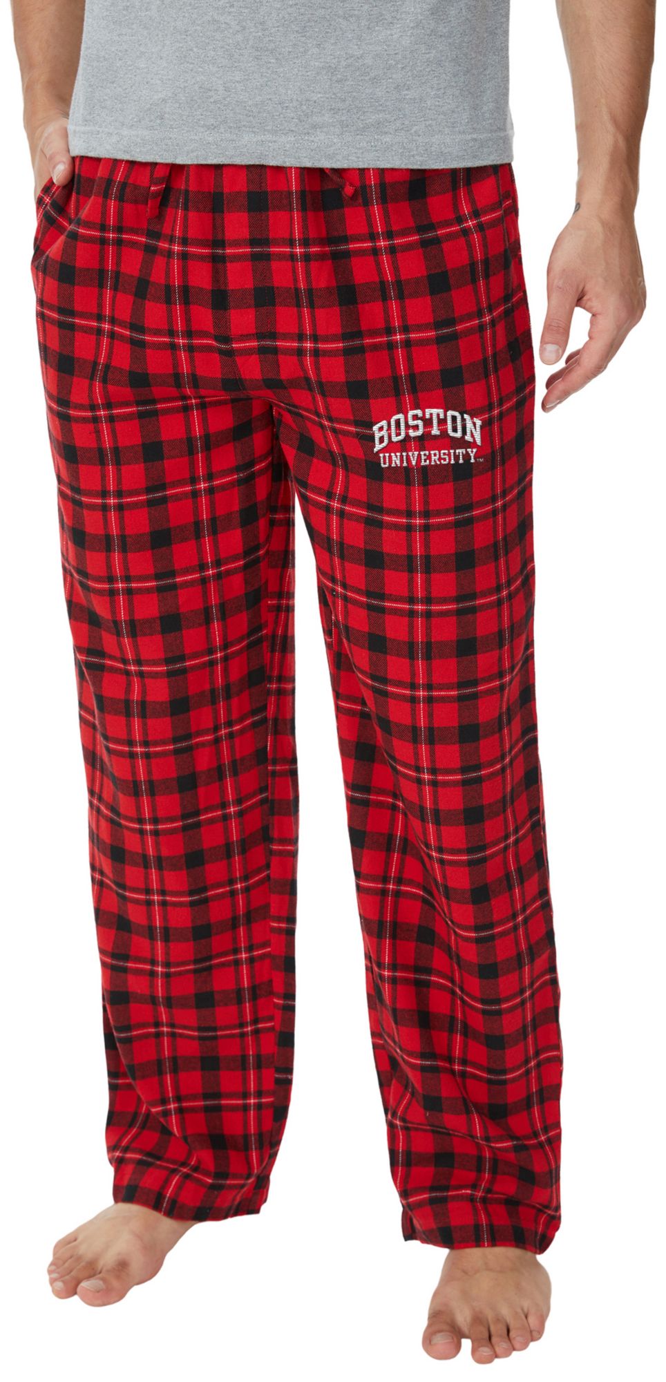 Concepts Sport Men's Boston Terriers Flannel Sleep Pants