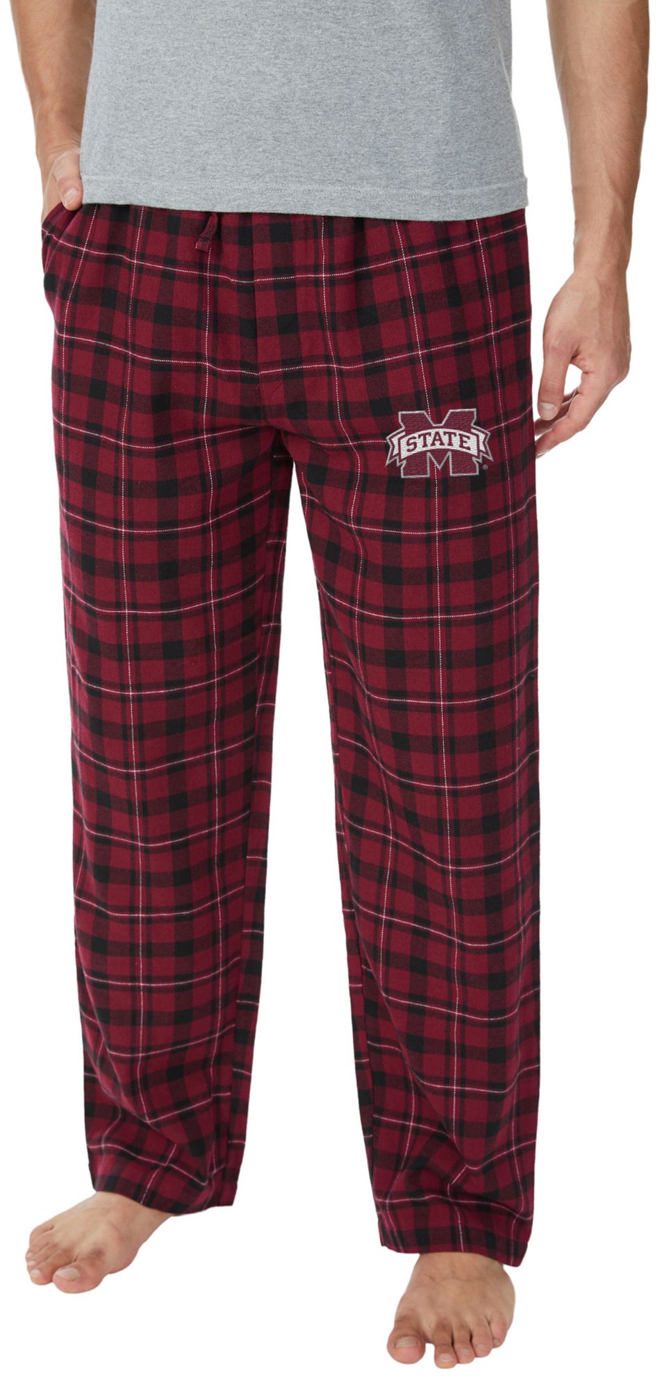 Concepts Sport Men's Mississippi State Bulldogs Flannel Sleep Pants