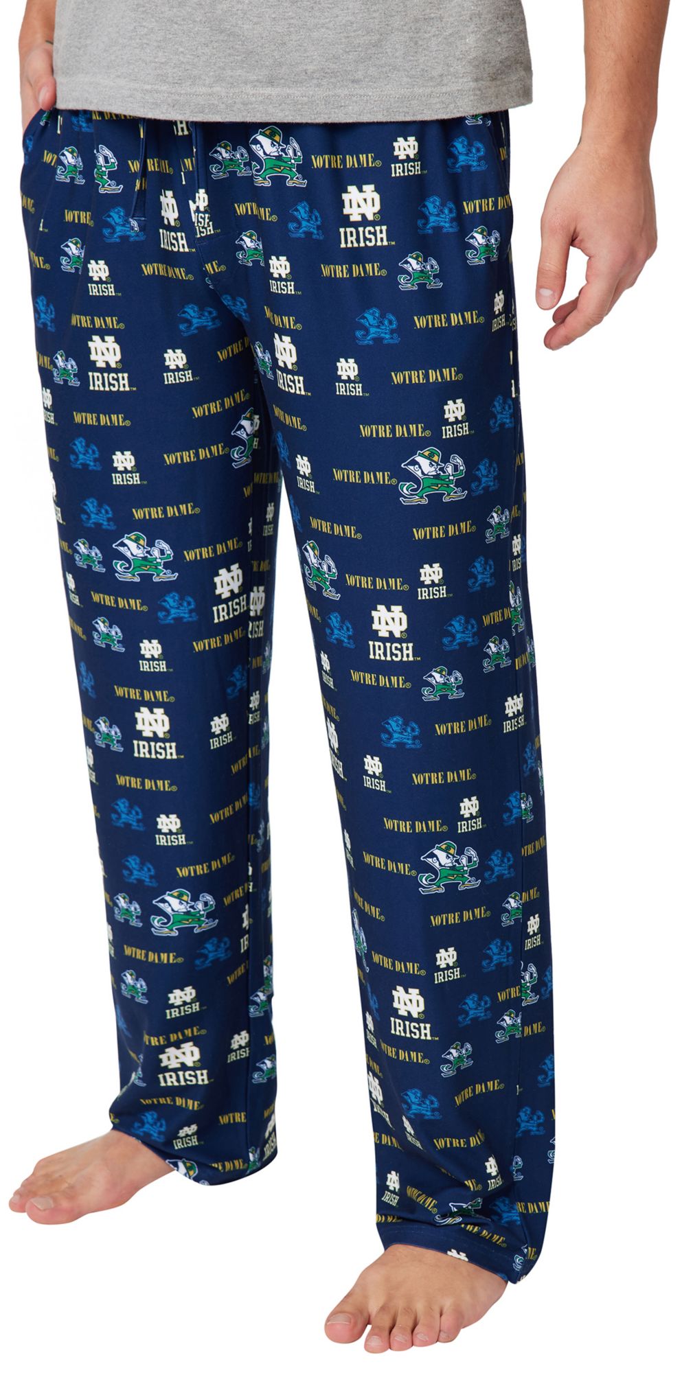 Concepts Sport Men's Notre Dame Fighting Irish Navy All Over Print Sleep Pants