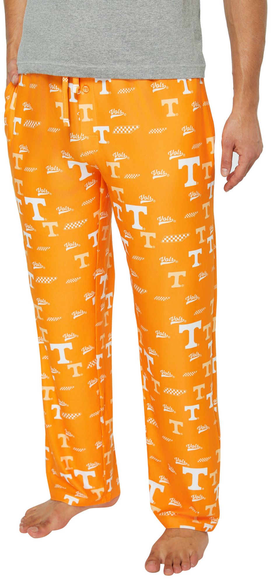 Concepts Sport Men's Tennessee Volunteers Orange All Over Print Sleep Pants