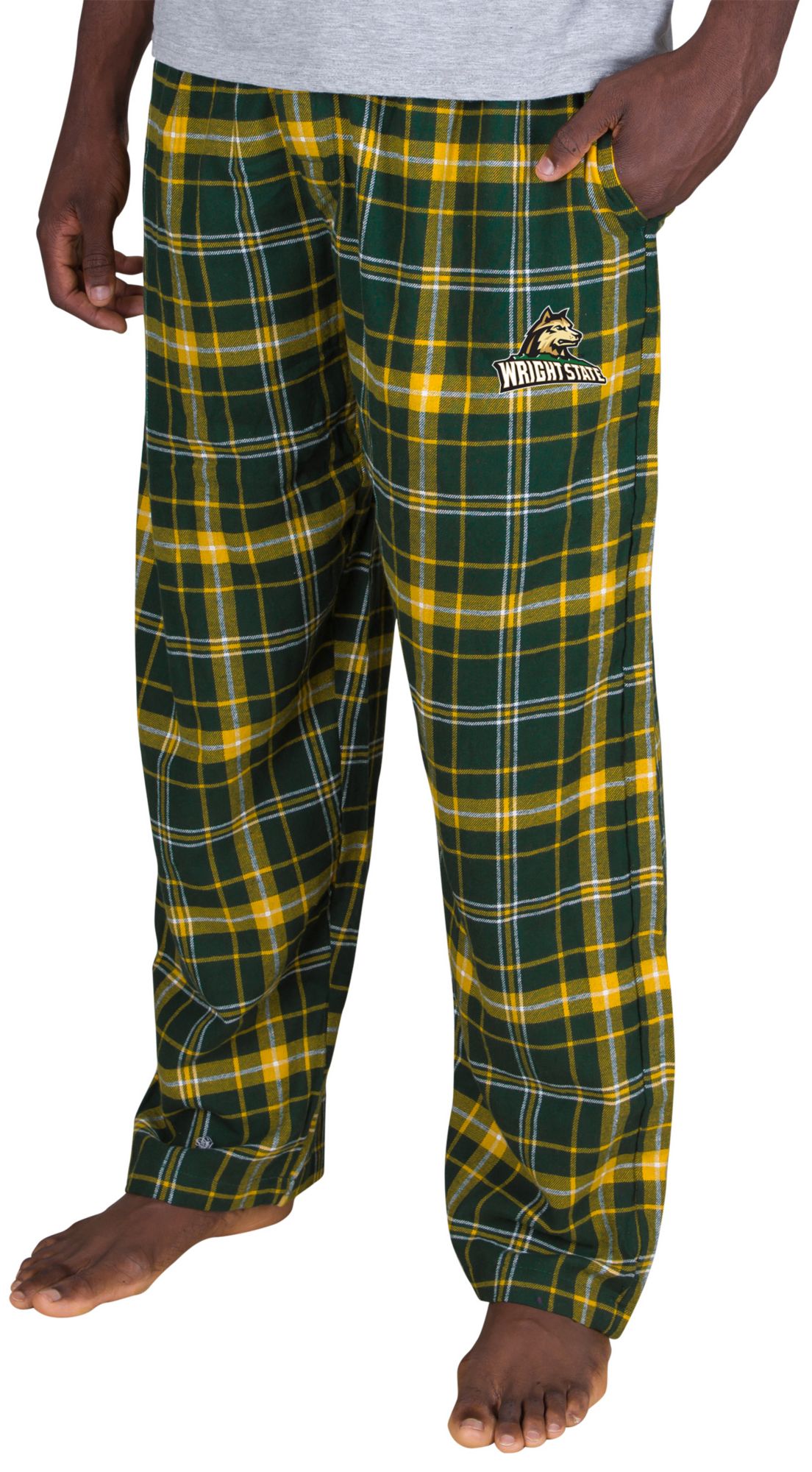 Concepts Sport Men's Wright State Raiders Flannel Sleep Pants