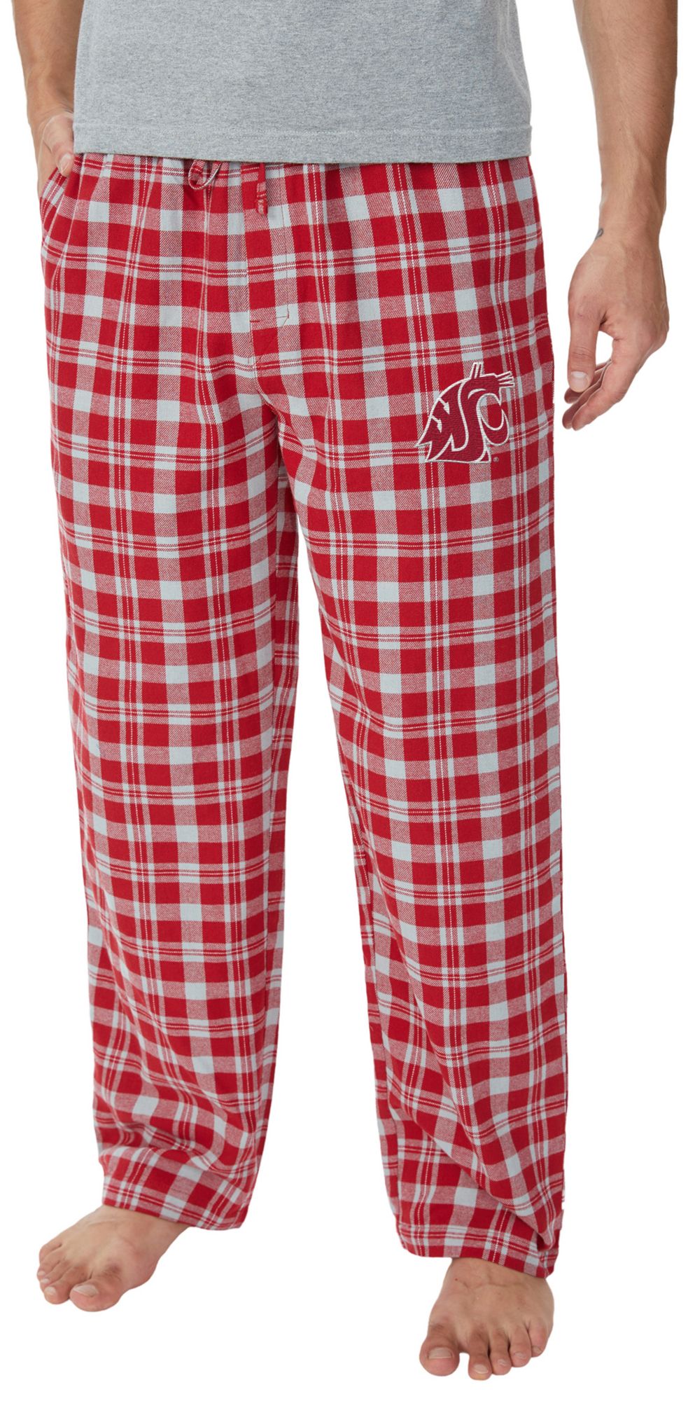 Concepts Sport Men's Washington State Cougars Flannel Sleep Pants