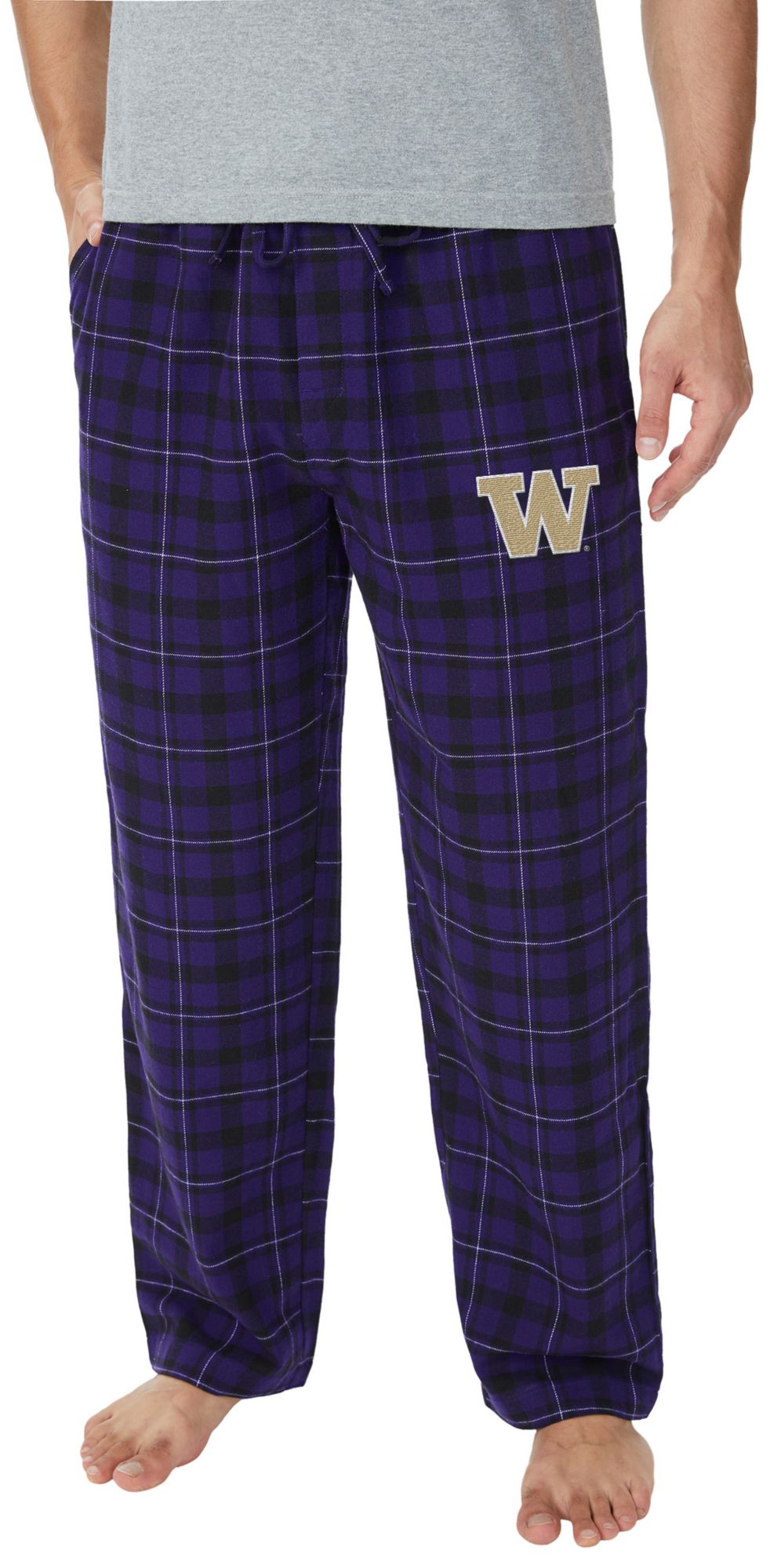 Concepts Sport Men's Washington Huskies Flannel Sleep Pants