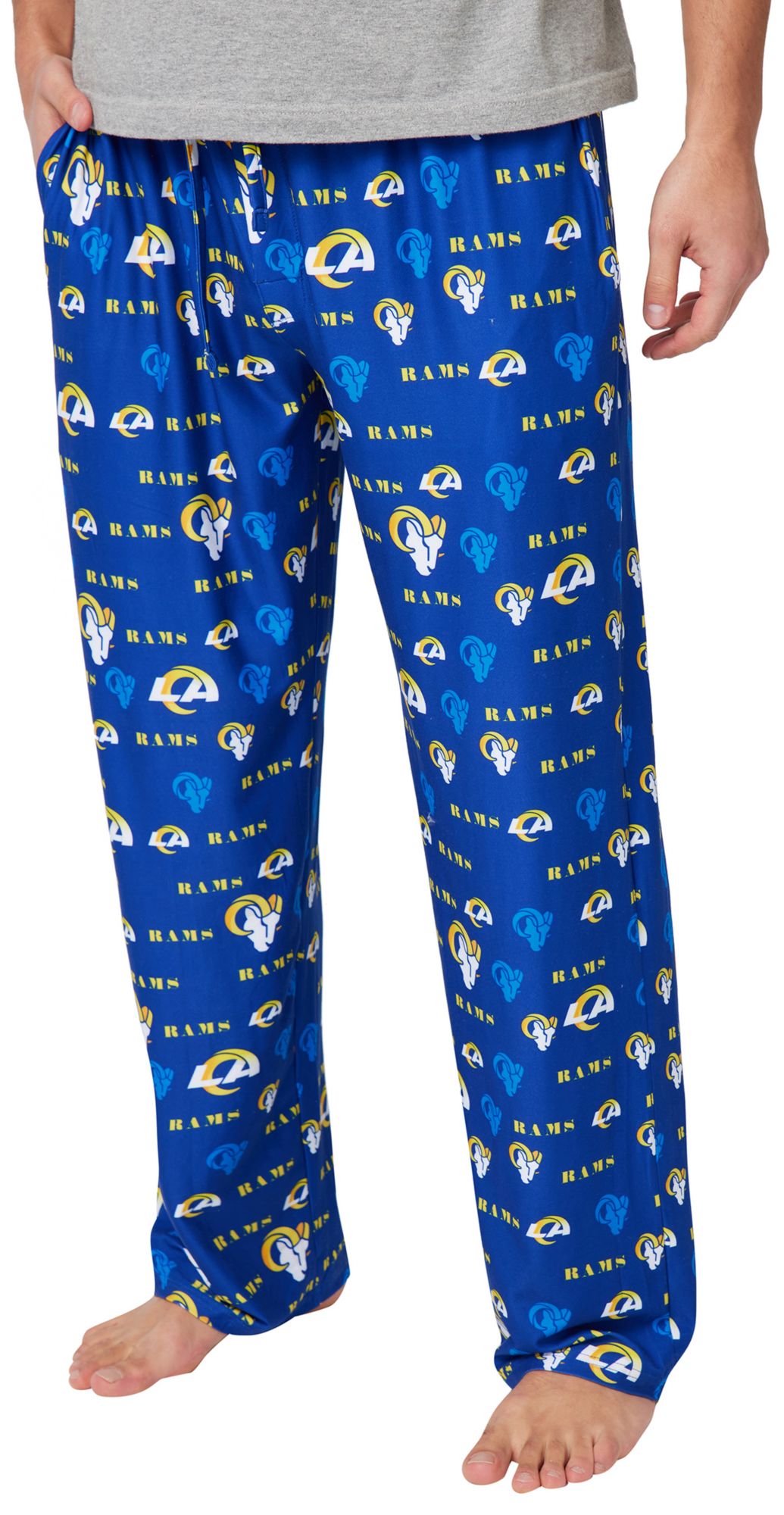 Concepts Sport Men's Los Angeles Rams Royal Mosaic All Over Print Sleep Pants
