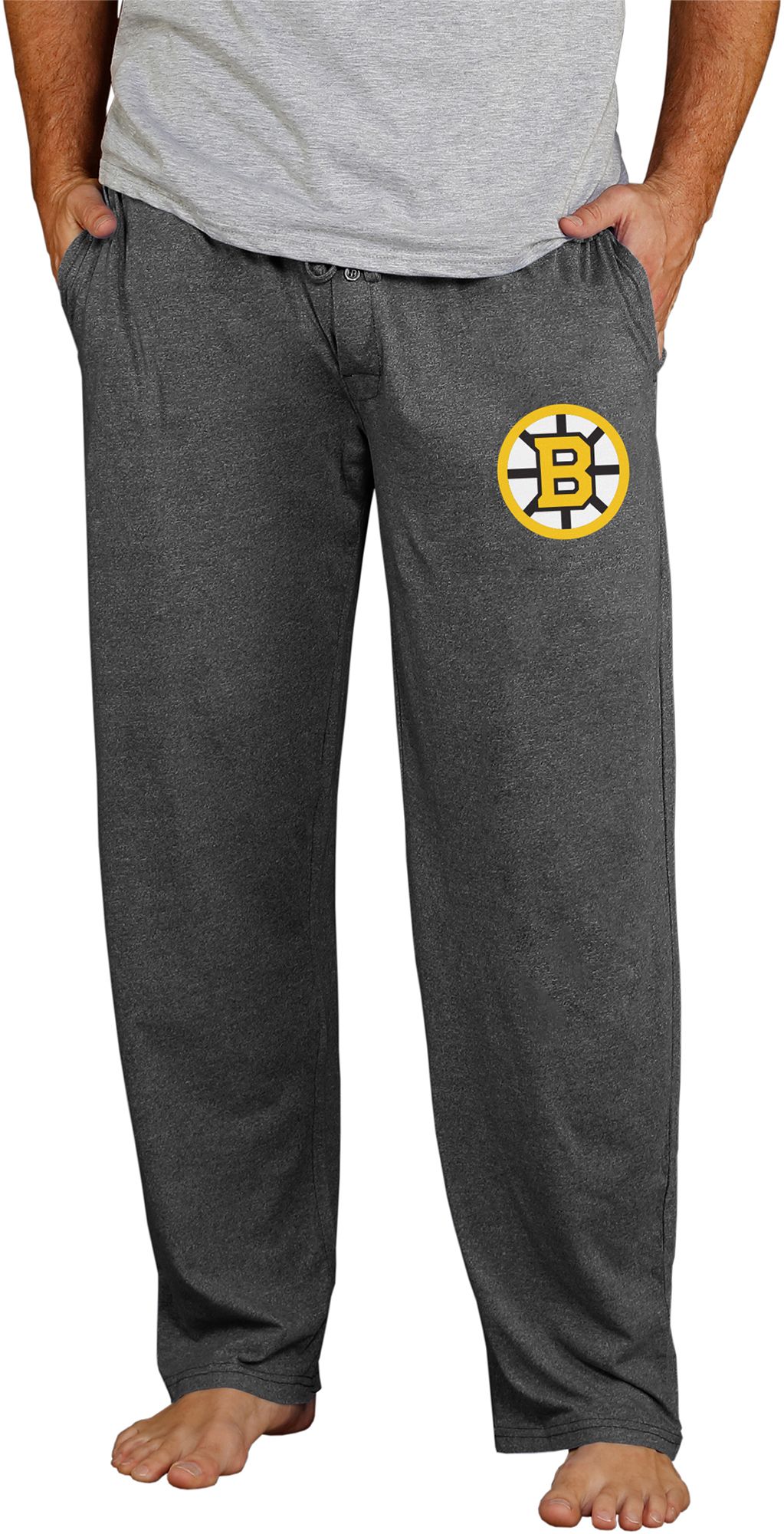 Concepts Sport Men's Boston Bruins Charcoal Quest Knit Pants