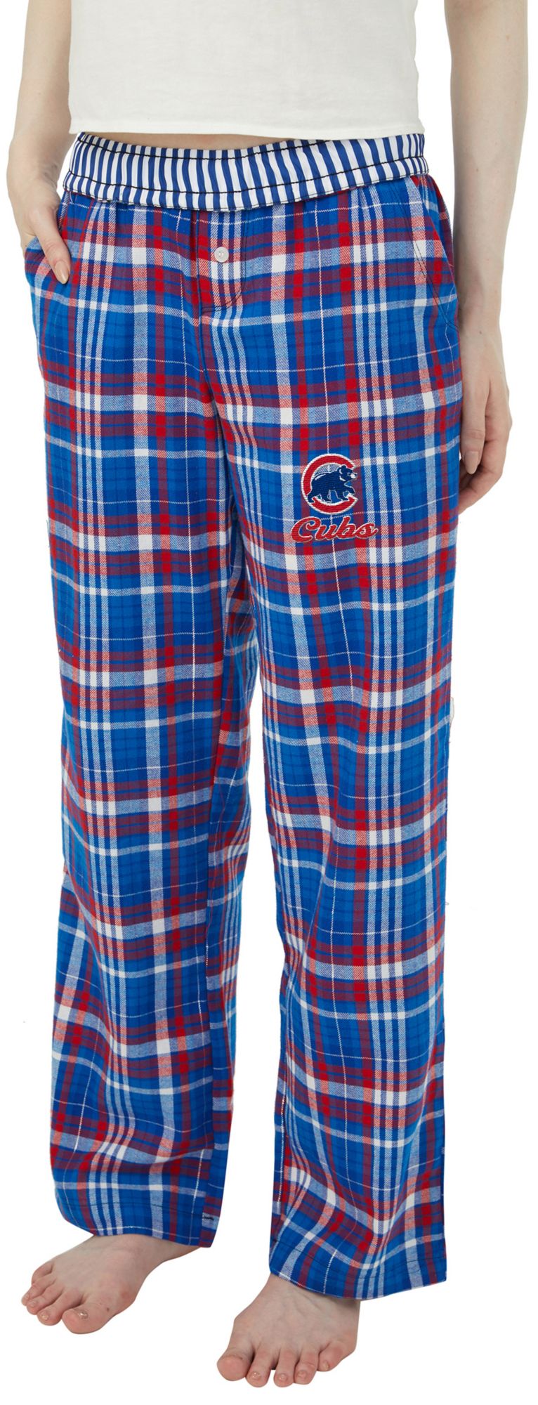 Concepts Sport Women's Chicago Cubs Royal Laney Flannel Sleep Pants
