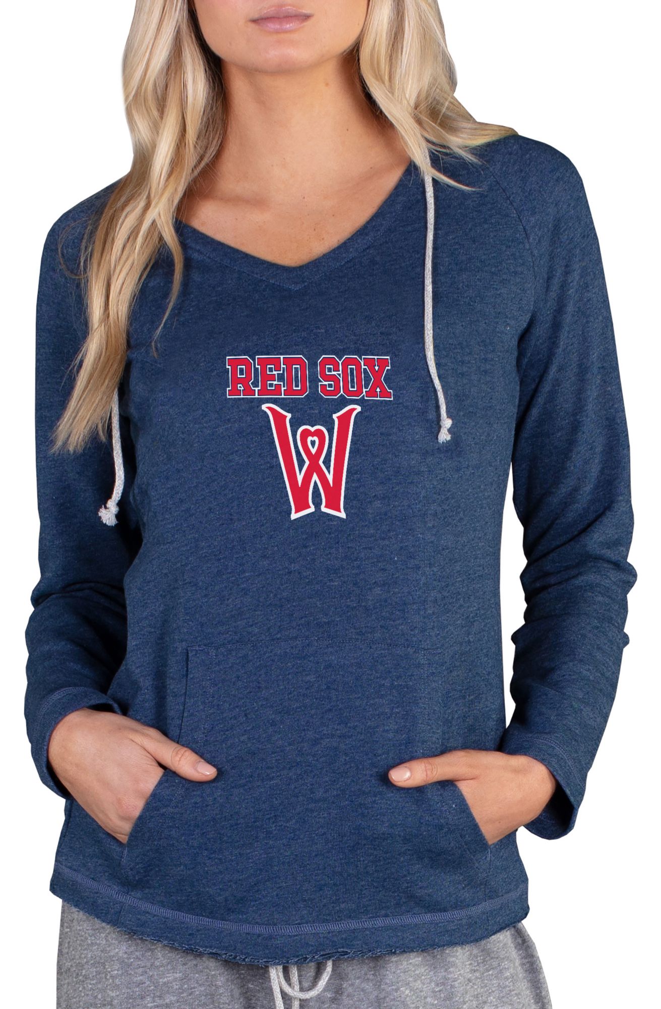 Concepts Sport Women's Pawtucket Red Sox Navy Mainstream Hoodie