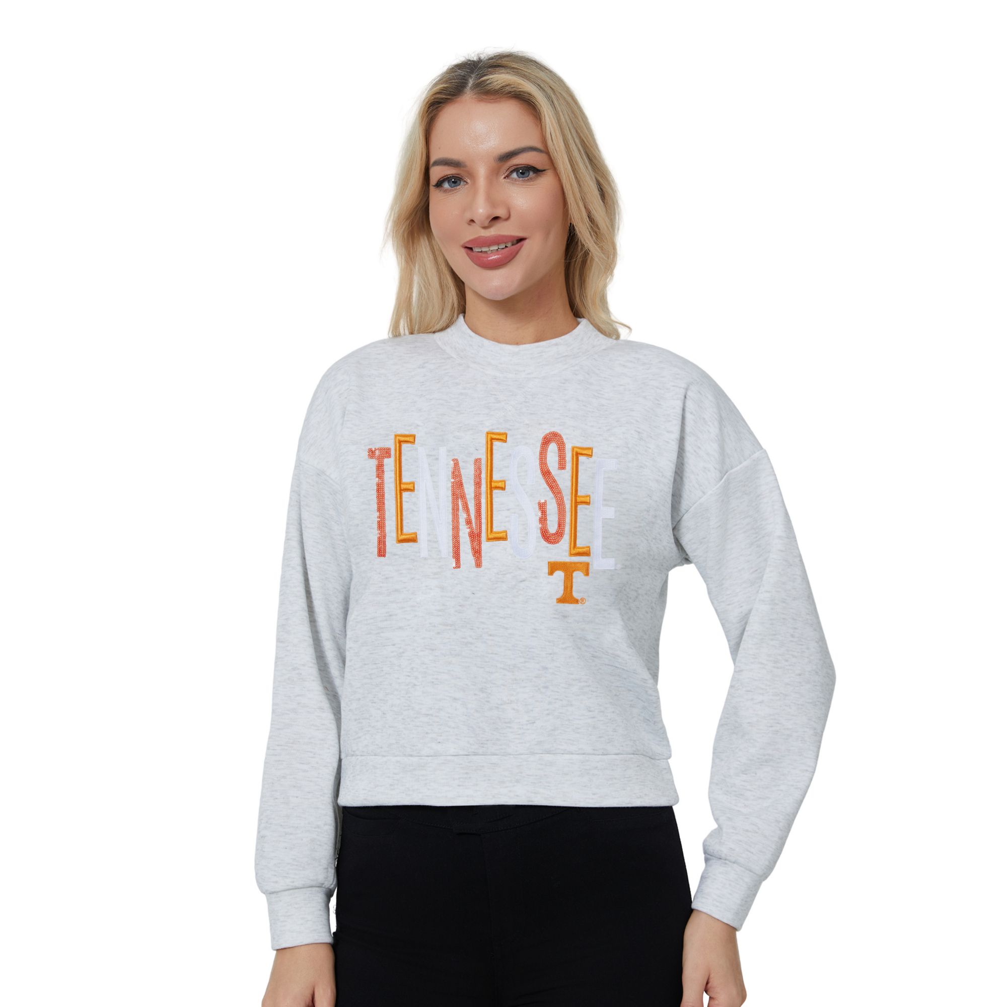 Concepts Sport Women's Tennessee Volunteers Gray Lilian Pullover Sweatshirt