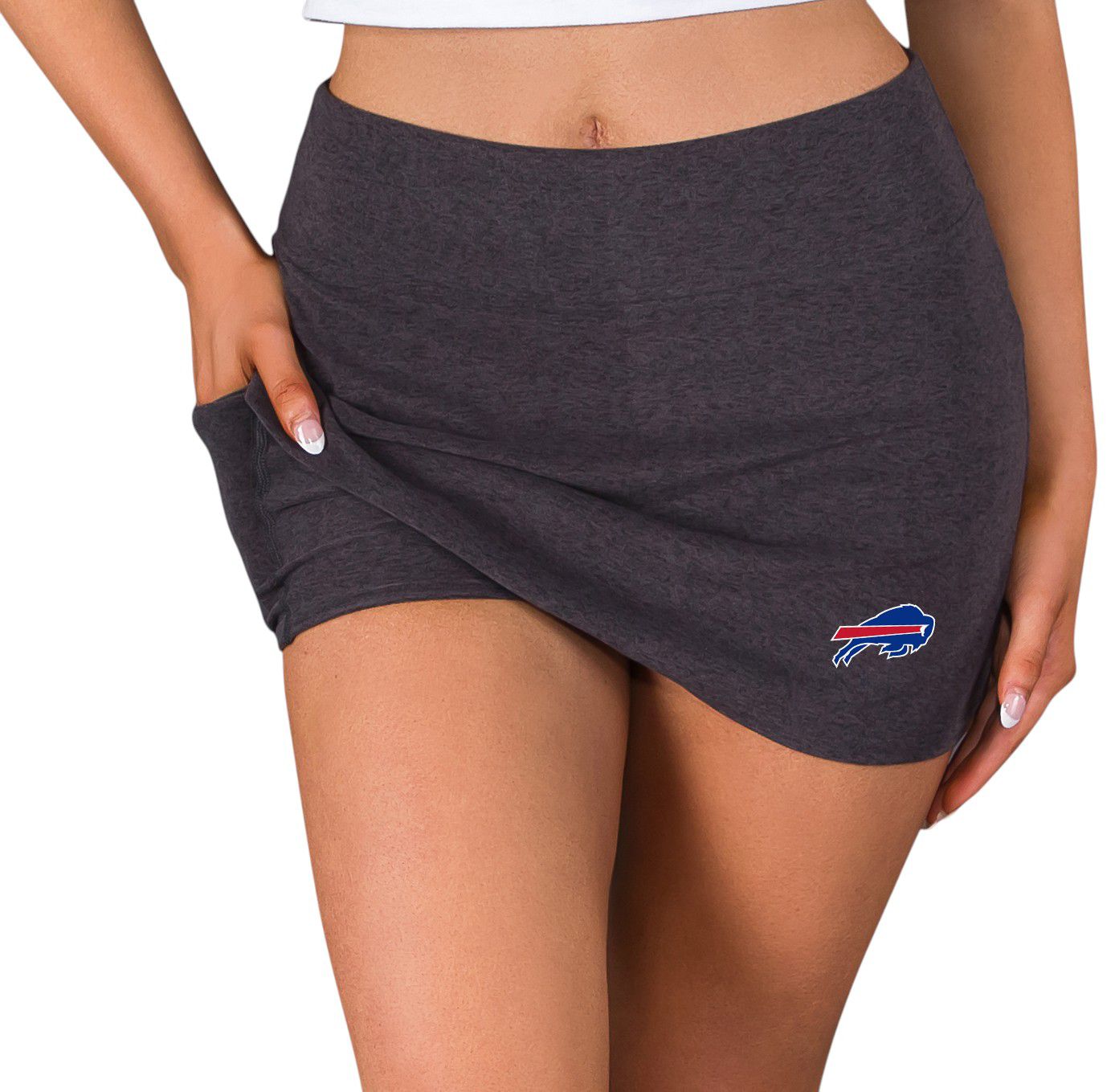 Concepts Sport Women's Buffalo Bills Charcoal Centerline Skort