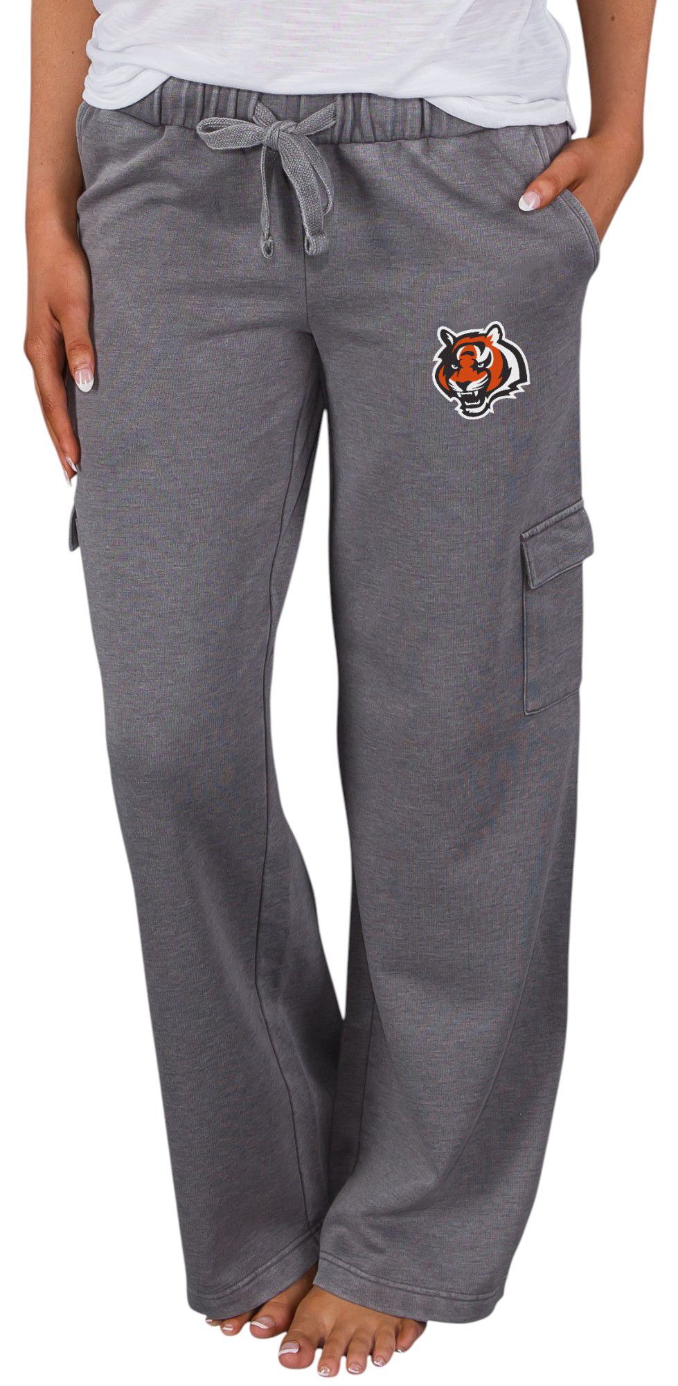 Concepts Sport Women's Cincinnati Bengals Charcoal Trackside Cargo Pants