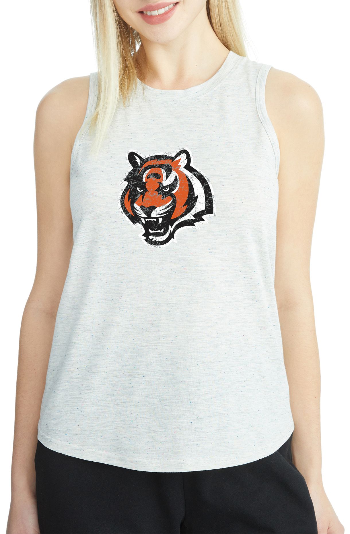Concepts Sport Women's Cincinnati Bengals Grey Speckle Tank Top