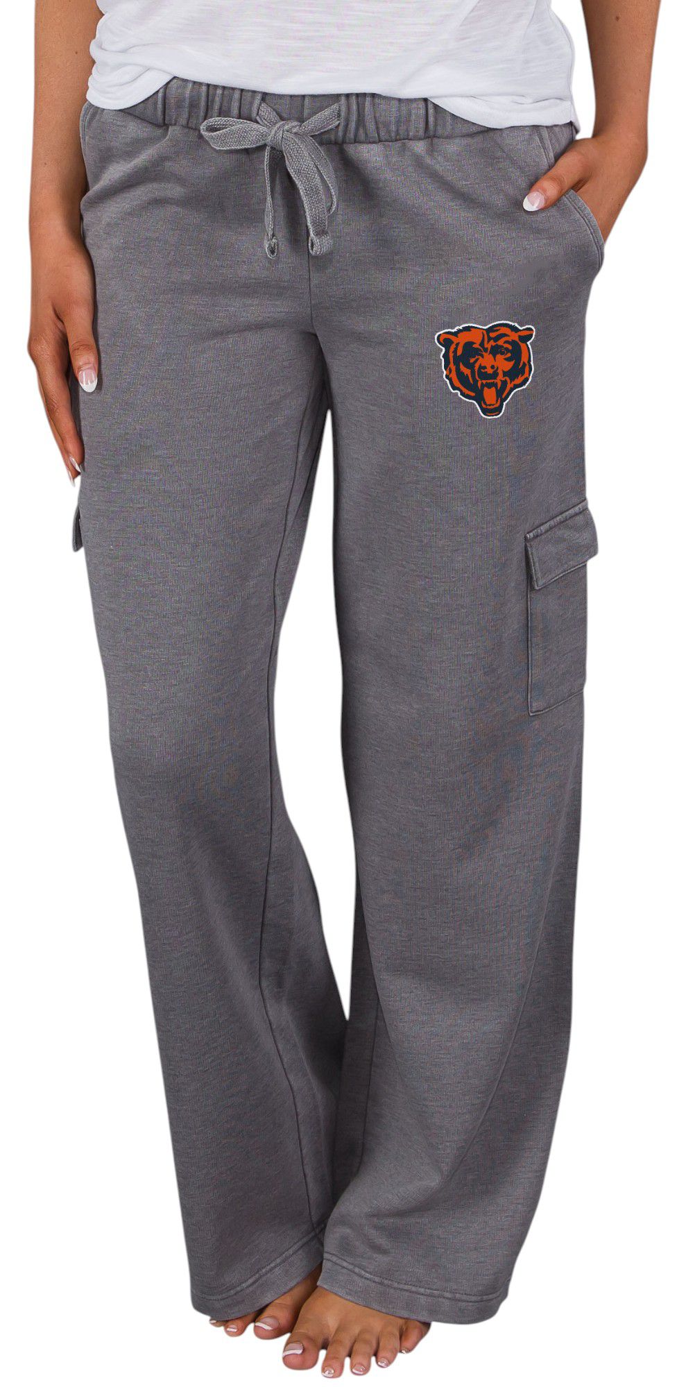 Concepts Sport Women's Chicago Bears Charcoal Trackside Cargo Pants