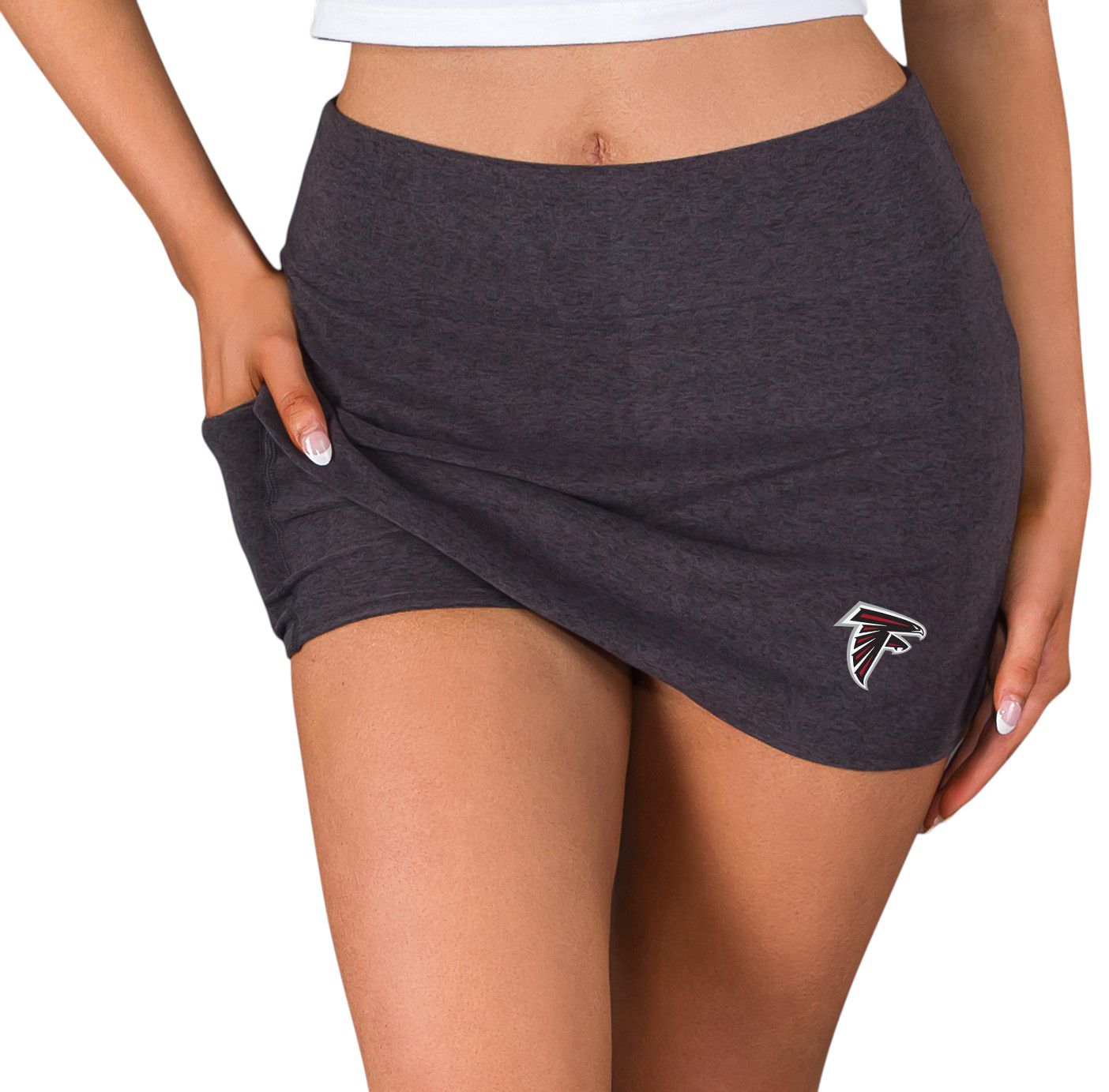 Concepts Sport Women's Atlanta Falcons Charcoal Centerline Skort