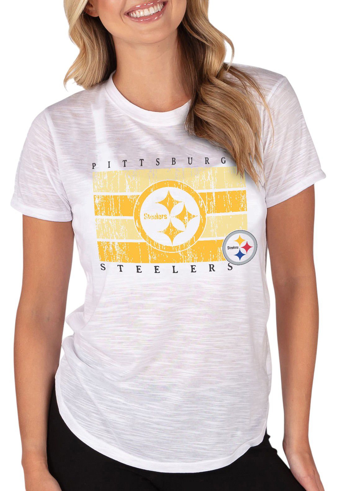Concepts Sport Women's Pittsburgh Steelers Infuse T-Shirt