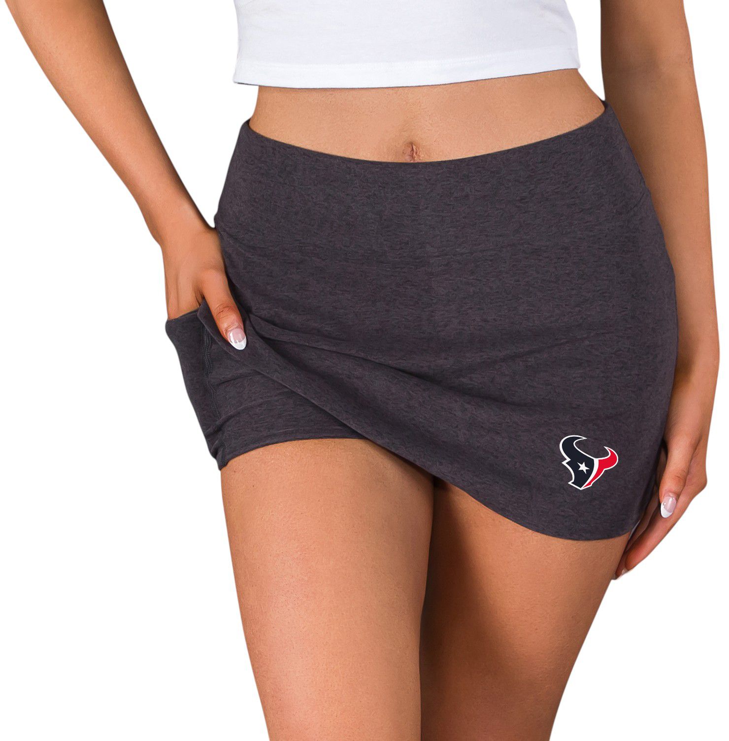 Concepts Sport Women's Houston Texans Charcoal Centerline Skort